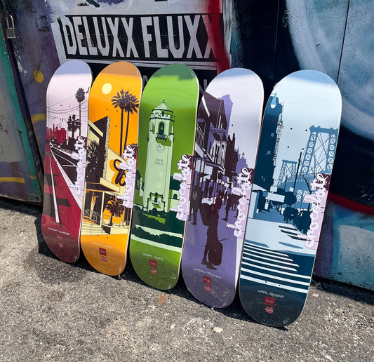Chocolate Skateboards 2023 'City Series' Collection by Evan Hecox