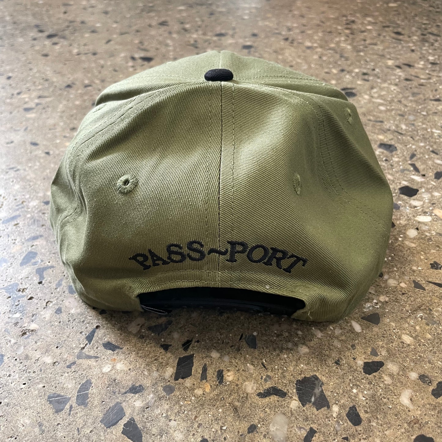 Pass~Port Gardening Cap - Olive/Black
