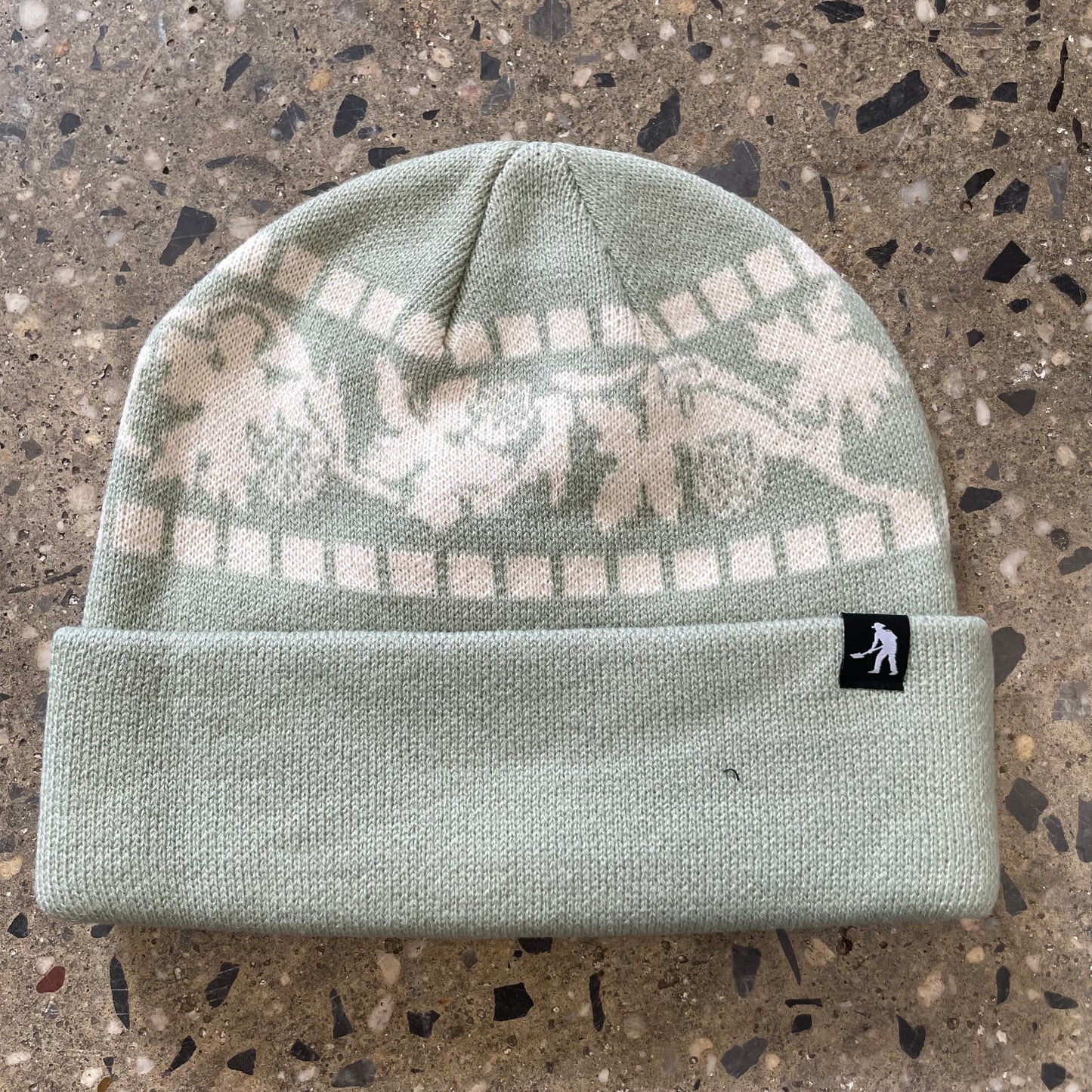 Pass~Port Vines Beanie - Mint/Off-White