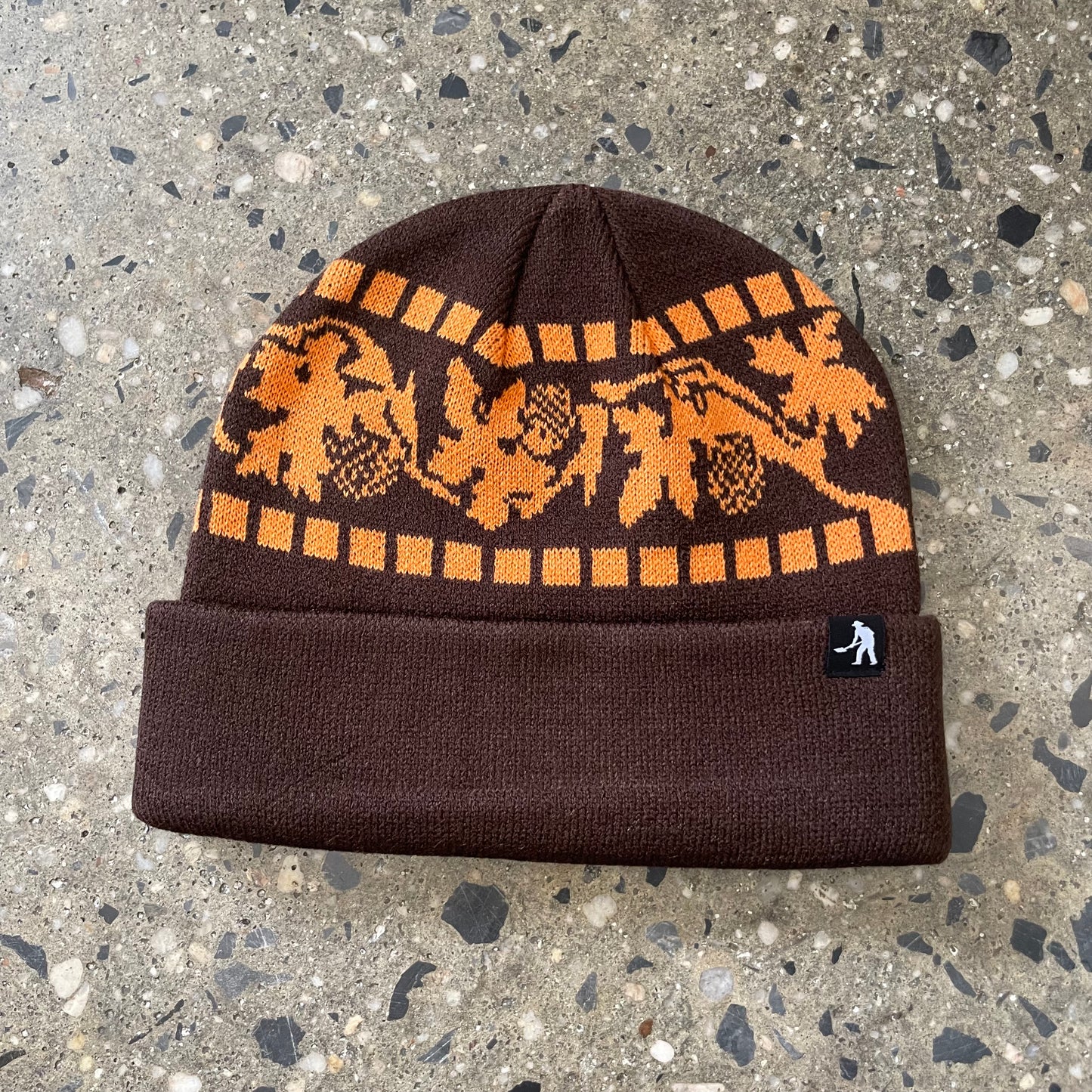 Pass~Port Vine Beanie - Brown/Orange