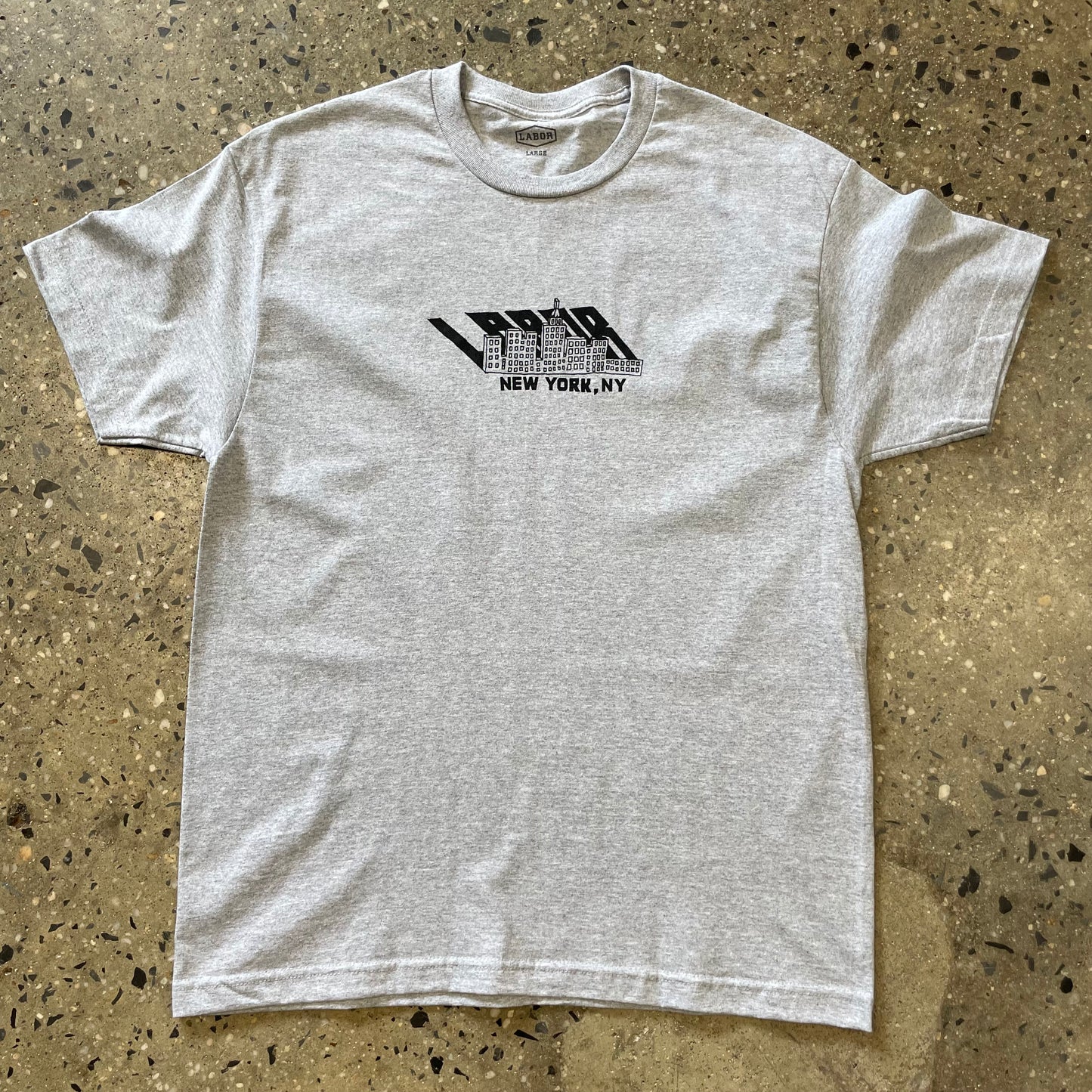 Labor Shadow T-Shirt - Heather Grey