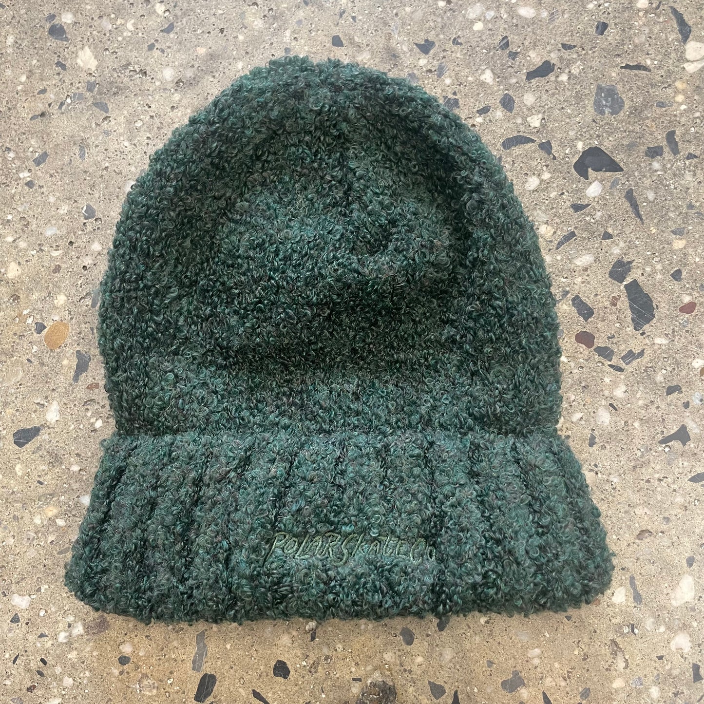 Polar Skate Co. Fluffy Beanie - Dark Green