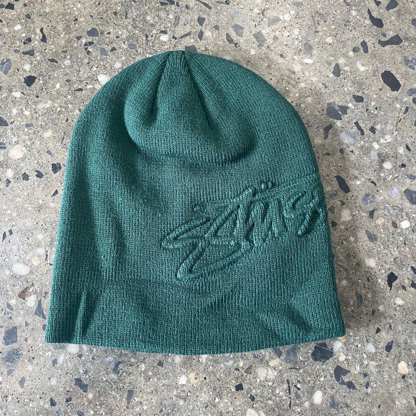 Stussy Embossed Smooth Stock Skullcap - Pine
