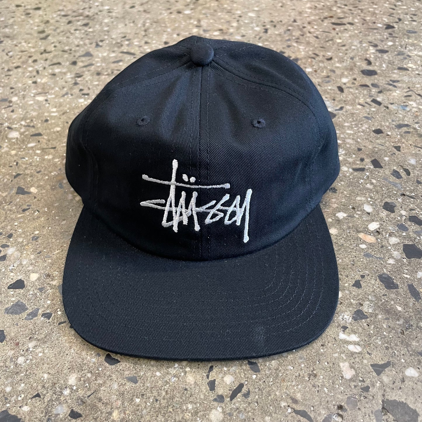 Stussy Basic Strapback Cap - Black