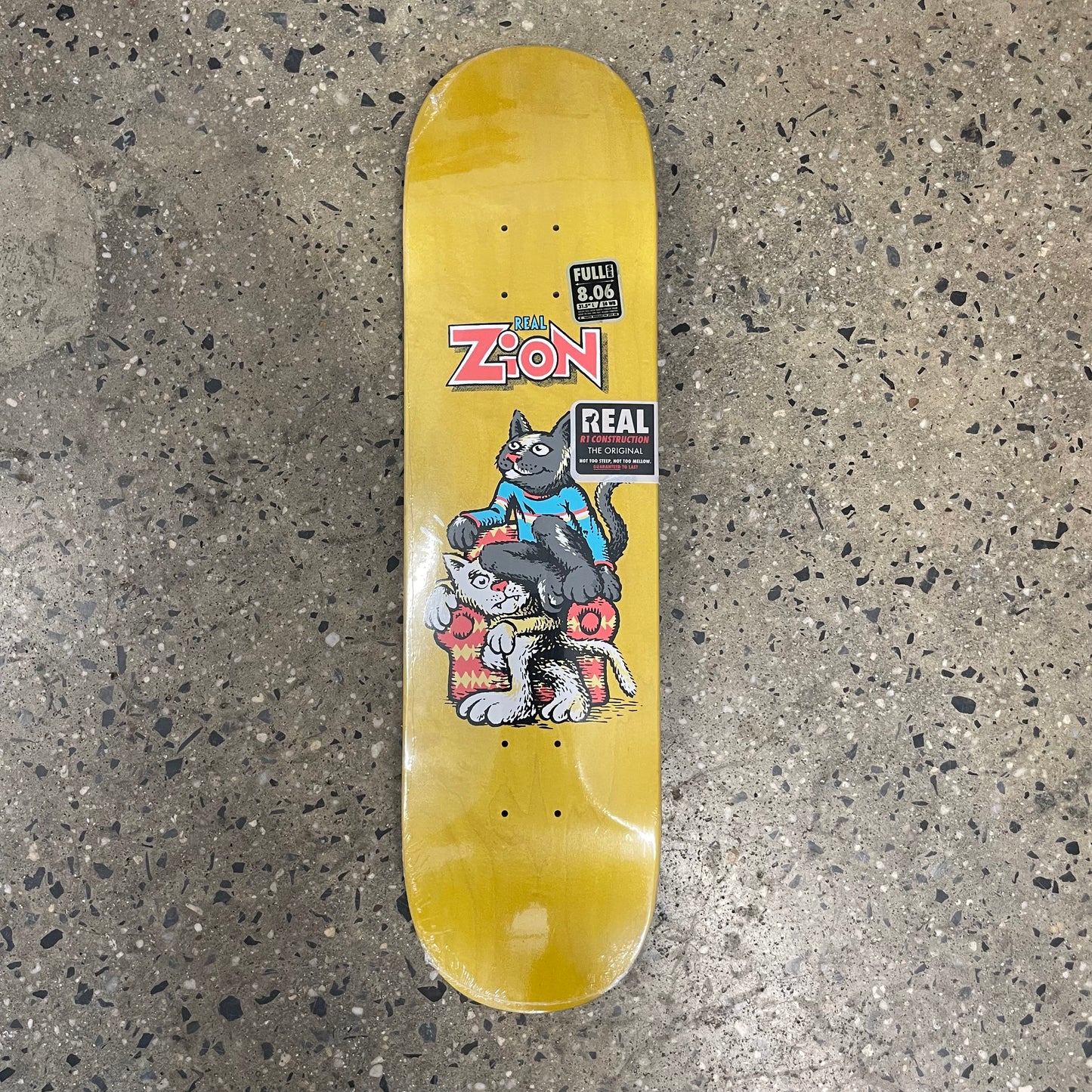 Real Zion Wright Comix Skateboard Deck