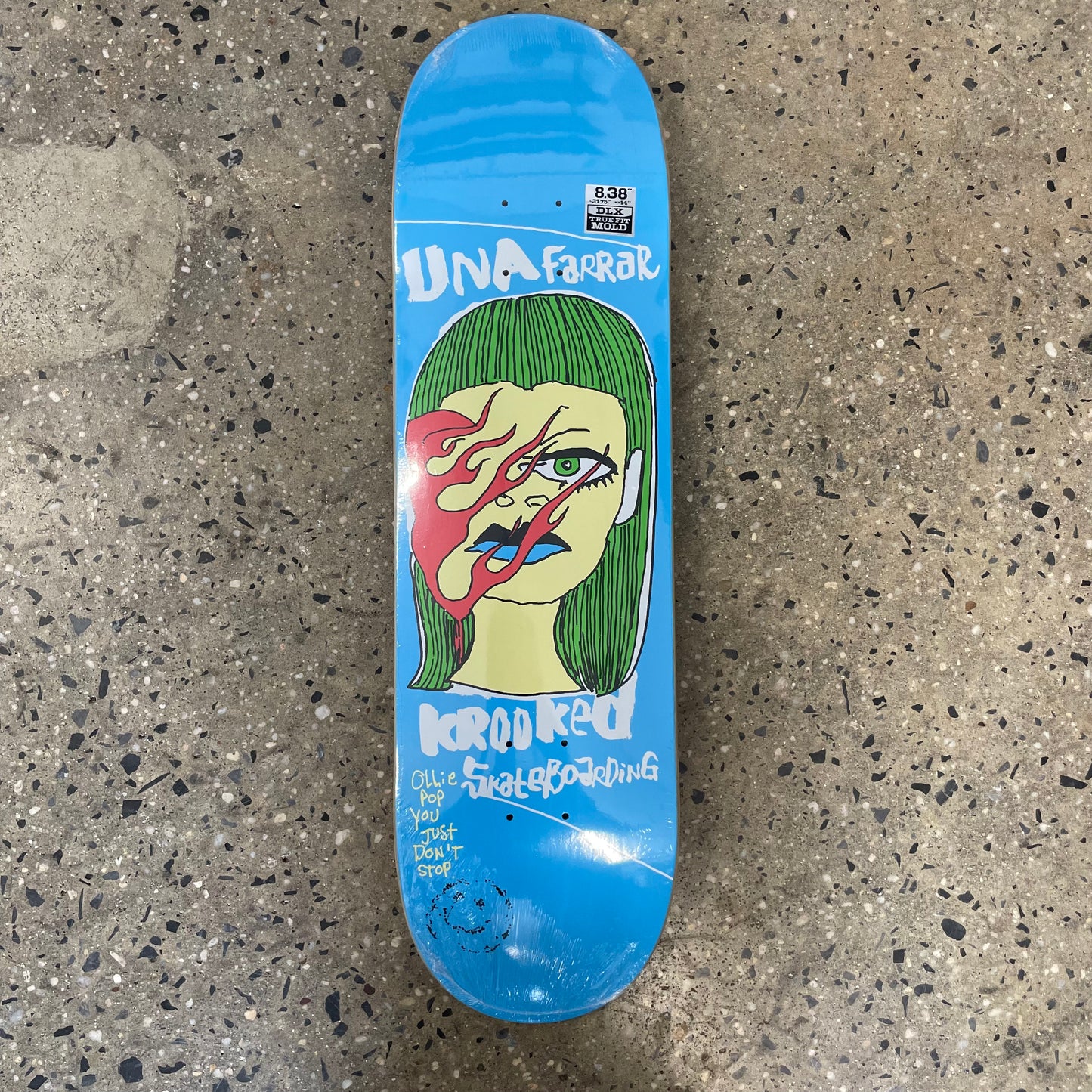 Krooked Una Farrar Don't Stop True Fit Skateboard Deck