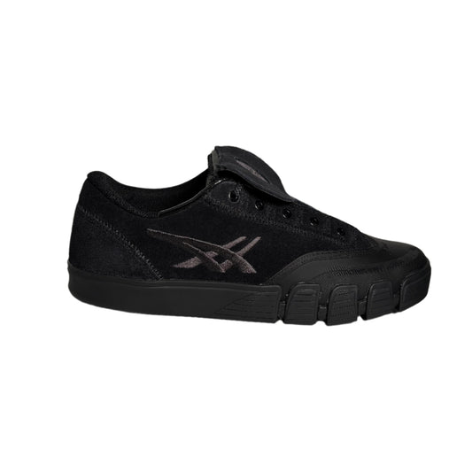 all Black sneaker on a white background