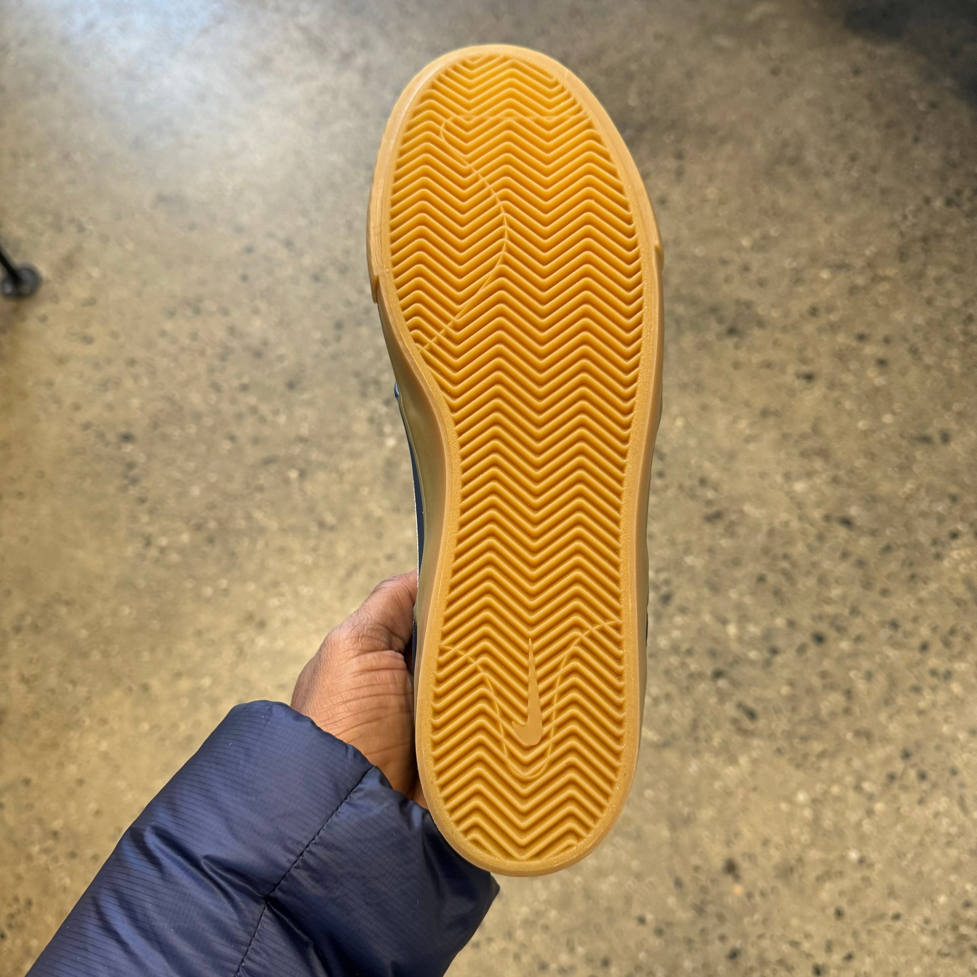 view of gum rubber outsole