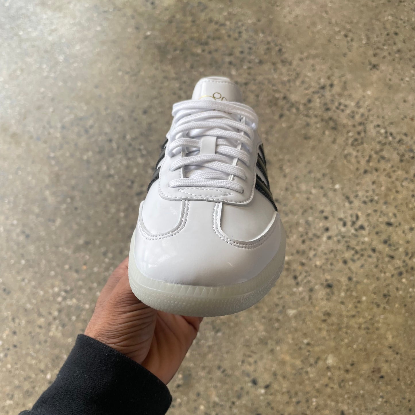 Adidas Samba Dill Patent - White/Black