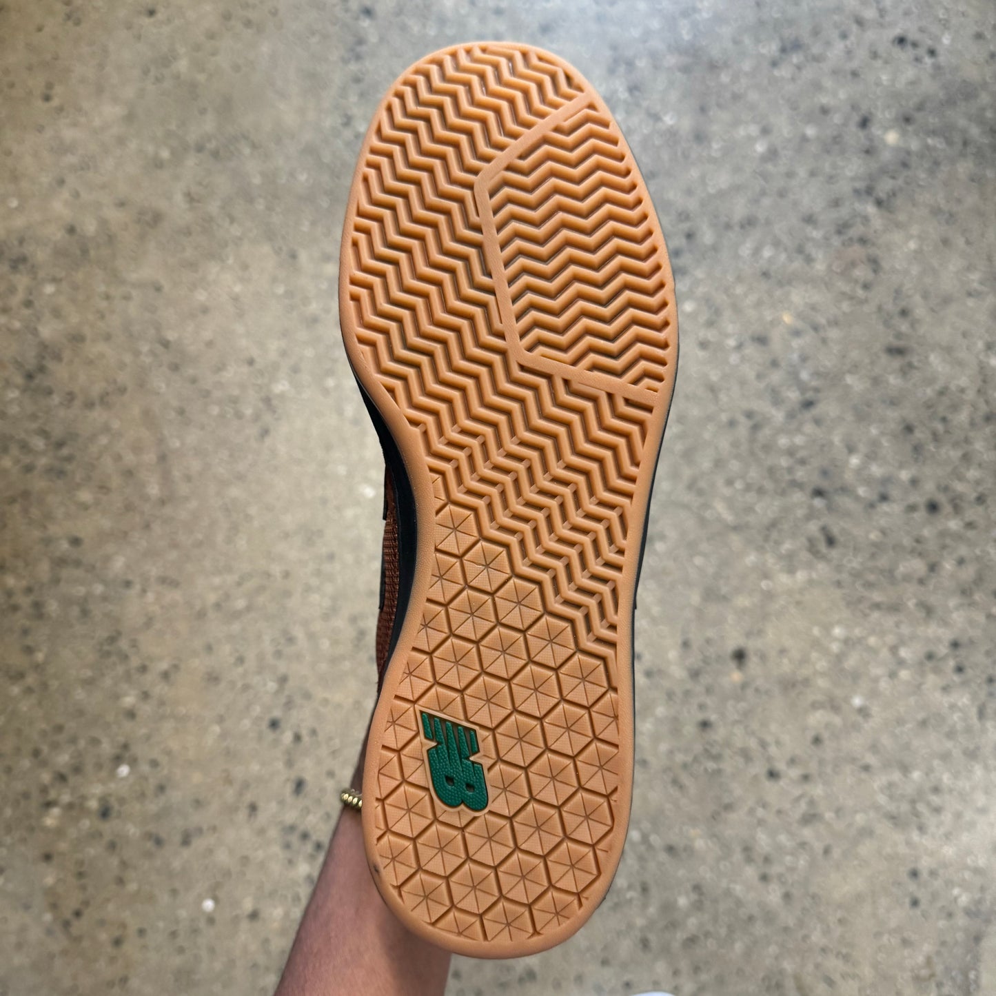 sole of the shoe. gum sole