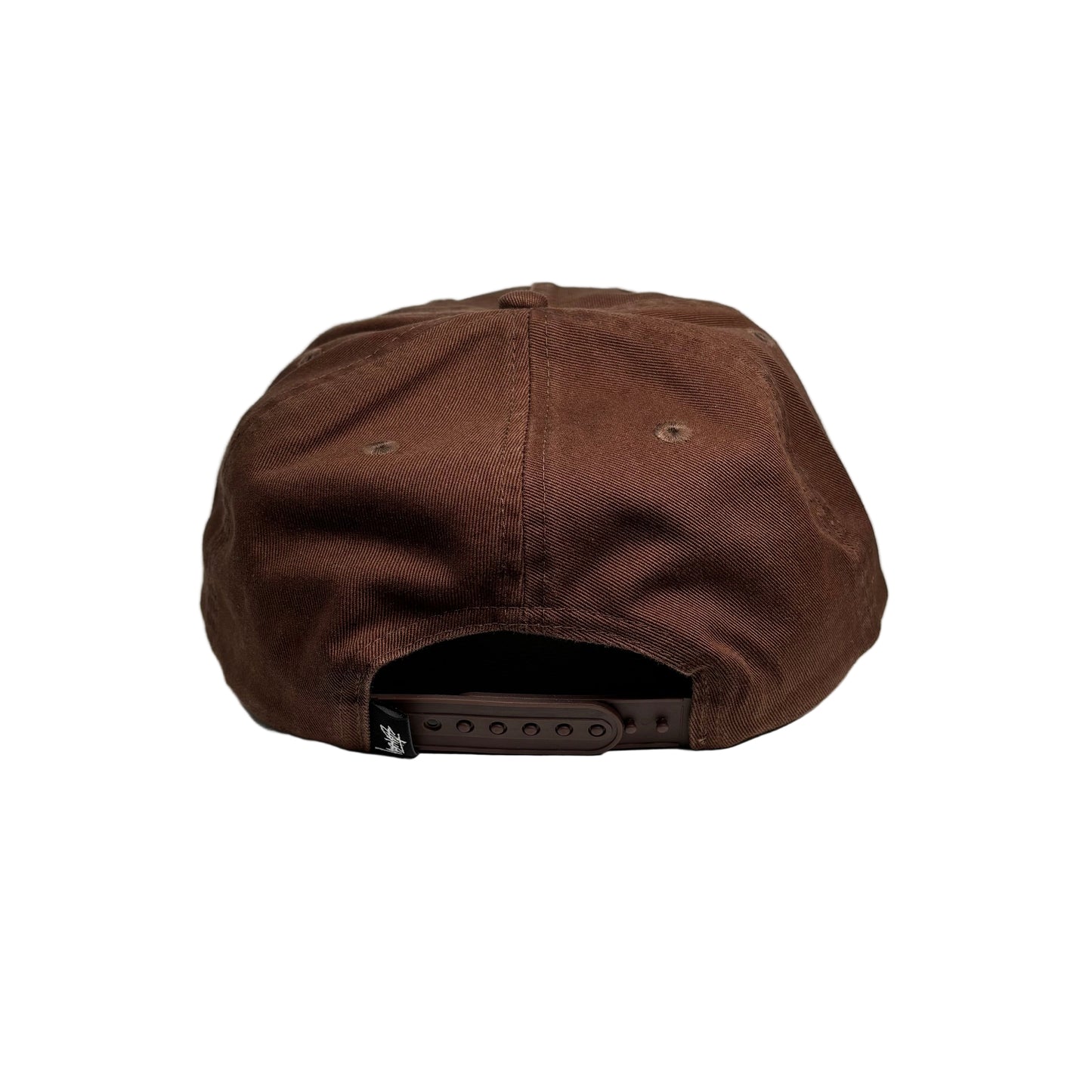 rear view of Brown cap on a white background