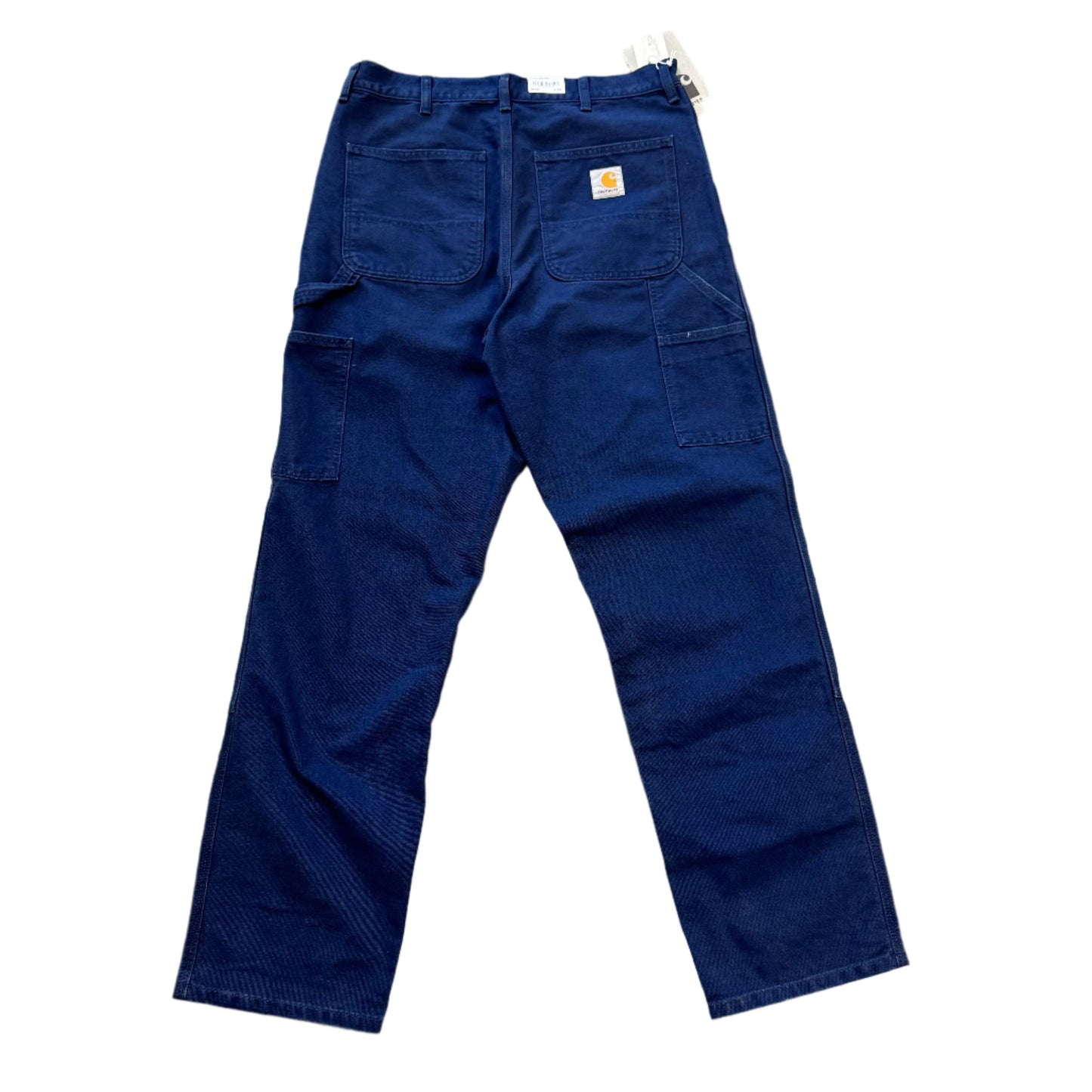 blue double knee work pants