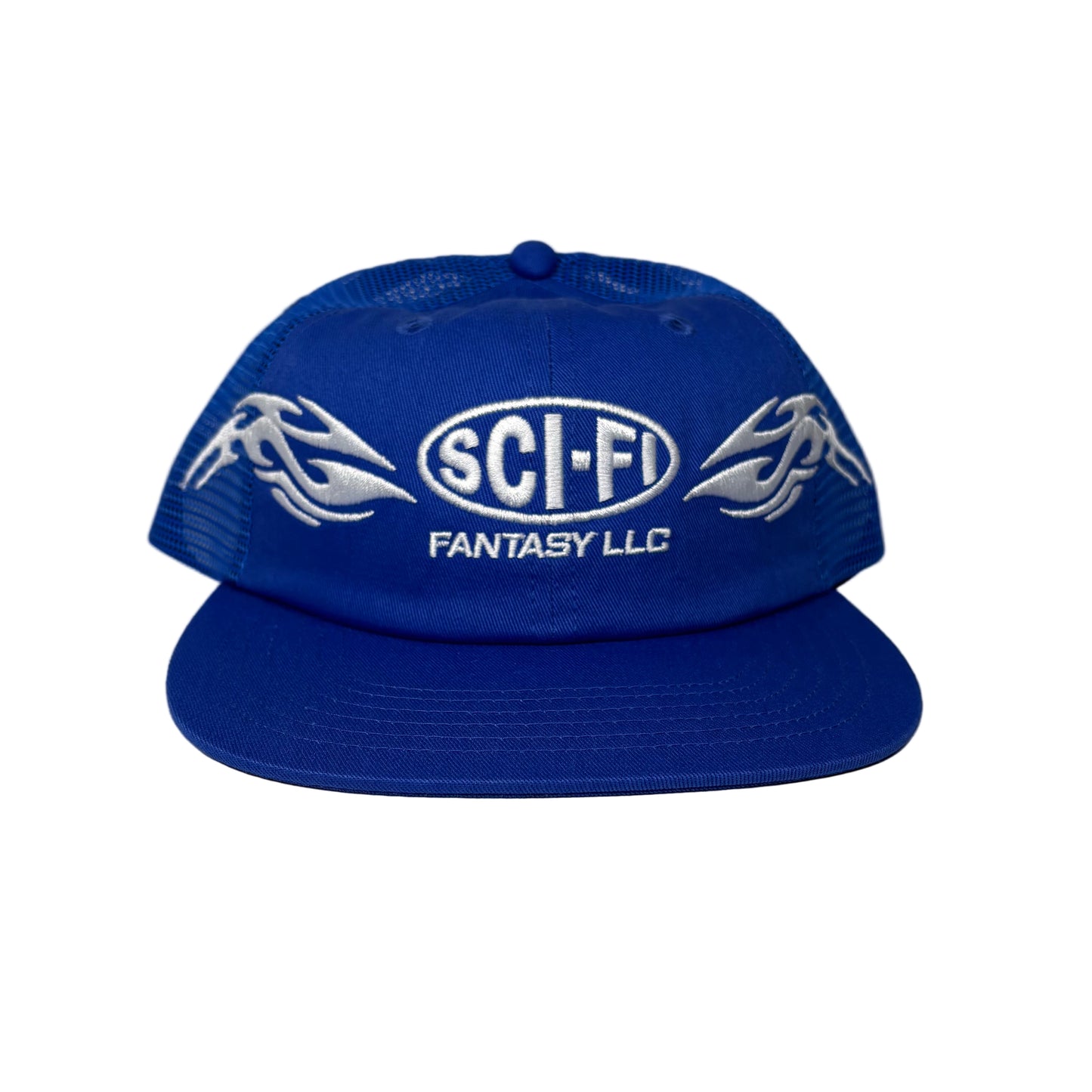 Sci-Fi Fantasy Origin Mesh Hat - Royal