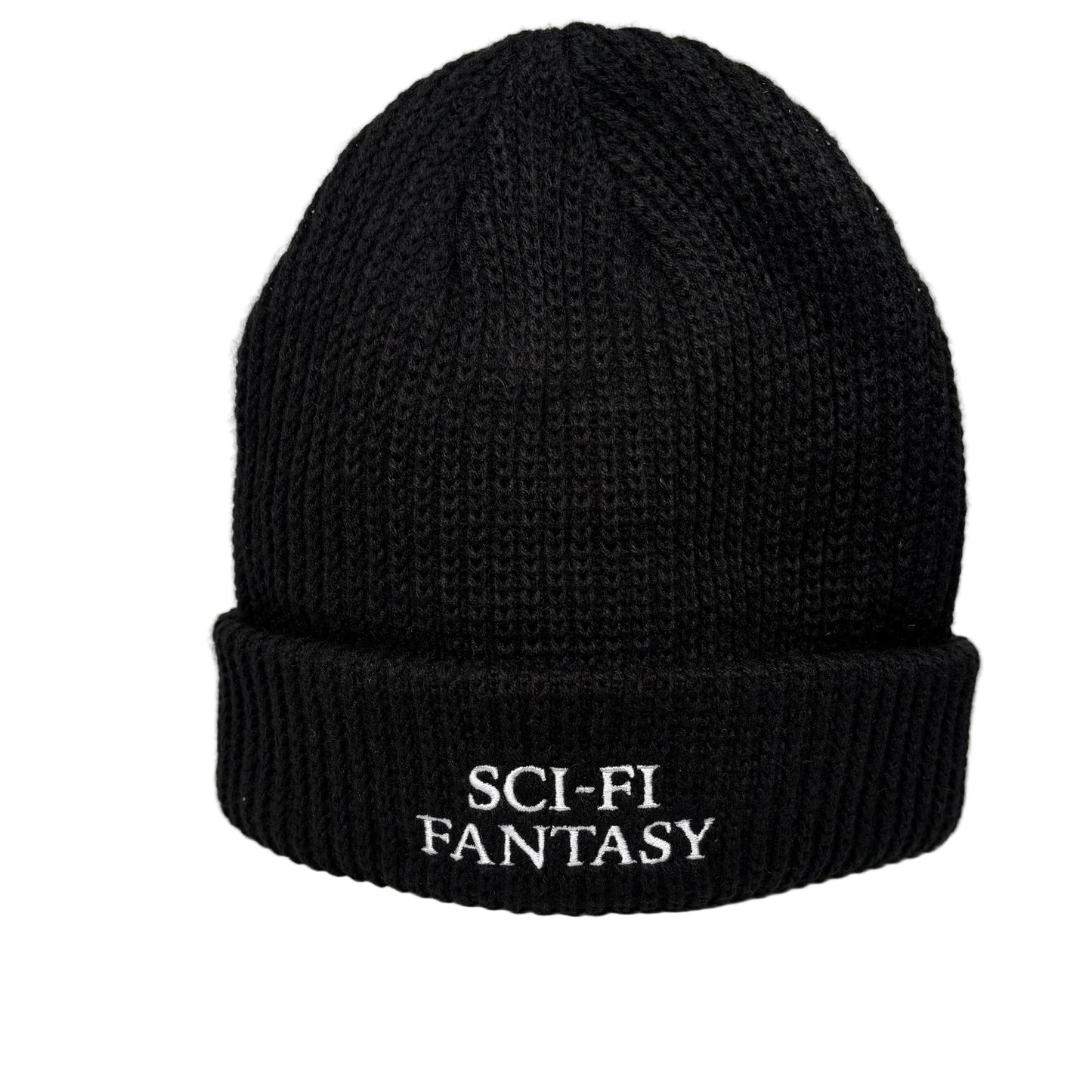 Sci-Fi Fantasy Logo Beanie - Black