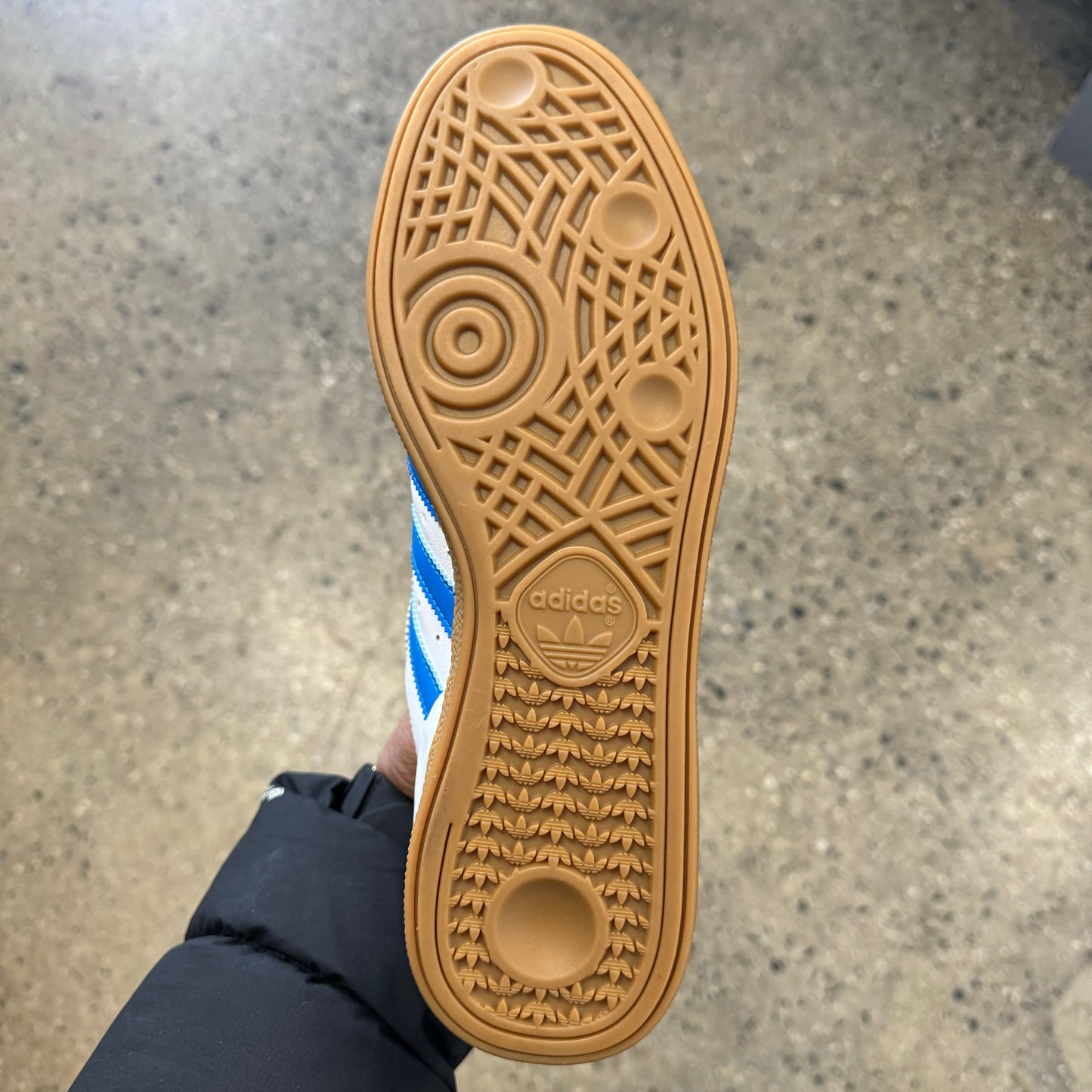 gum sole, bottom of sneaker