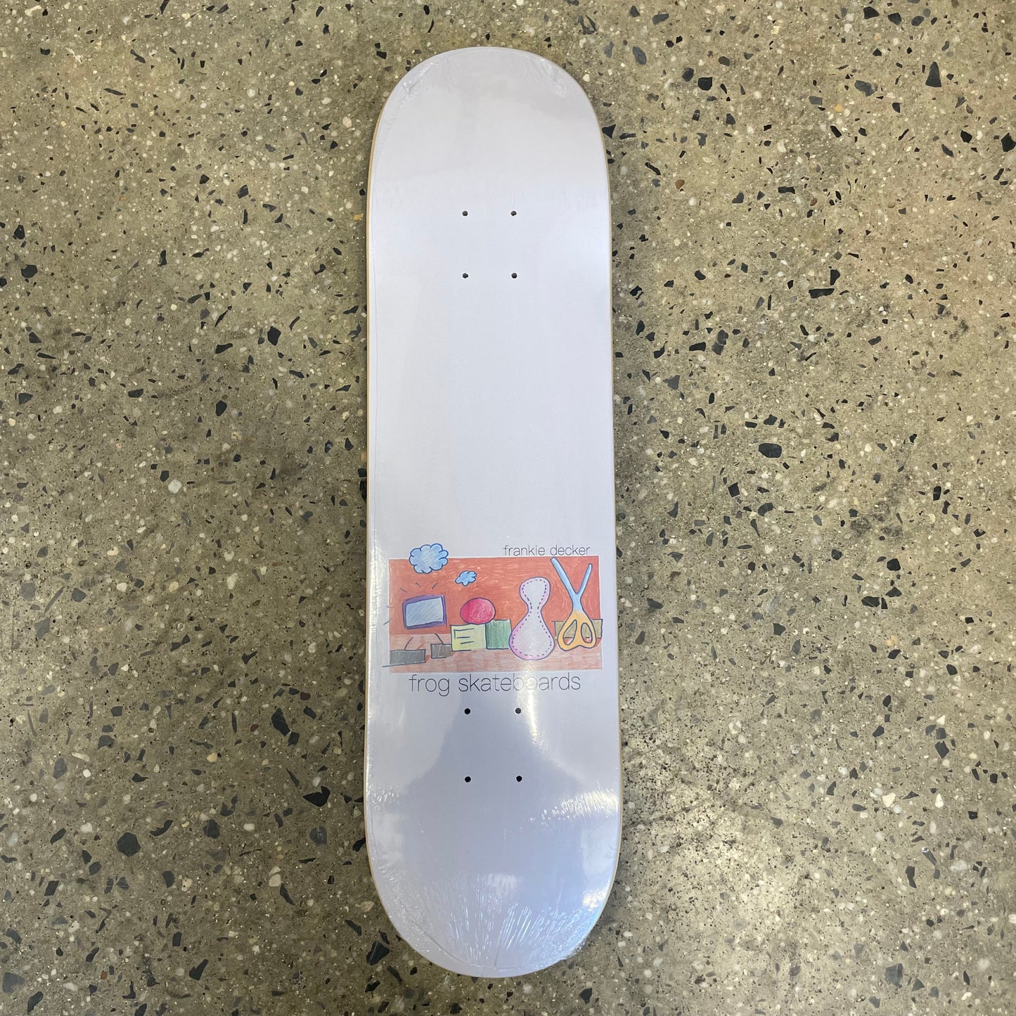 Frog Frankie Decker Indoor Voices Skateboard Deck