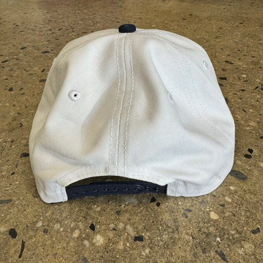 Baker Jollyman Snapback Hat - White/Navy