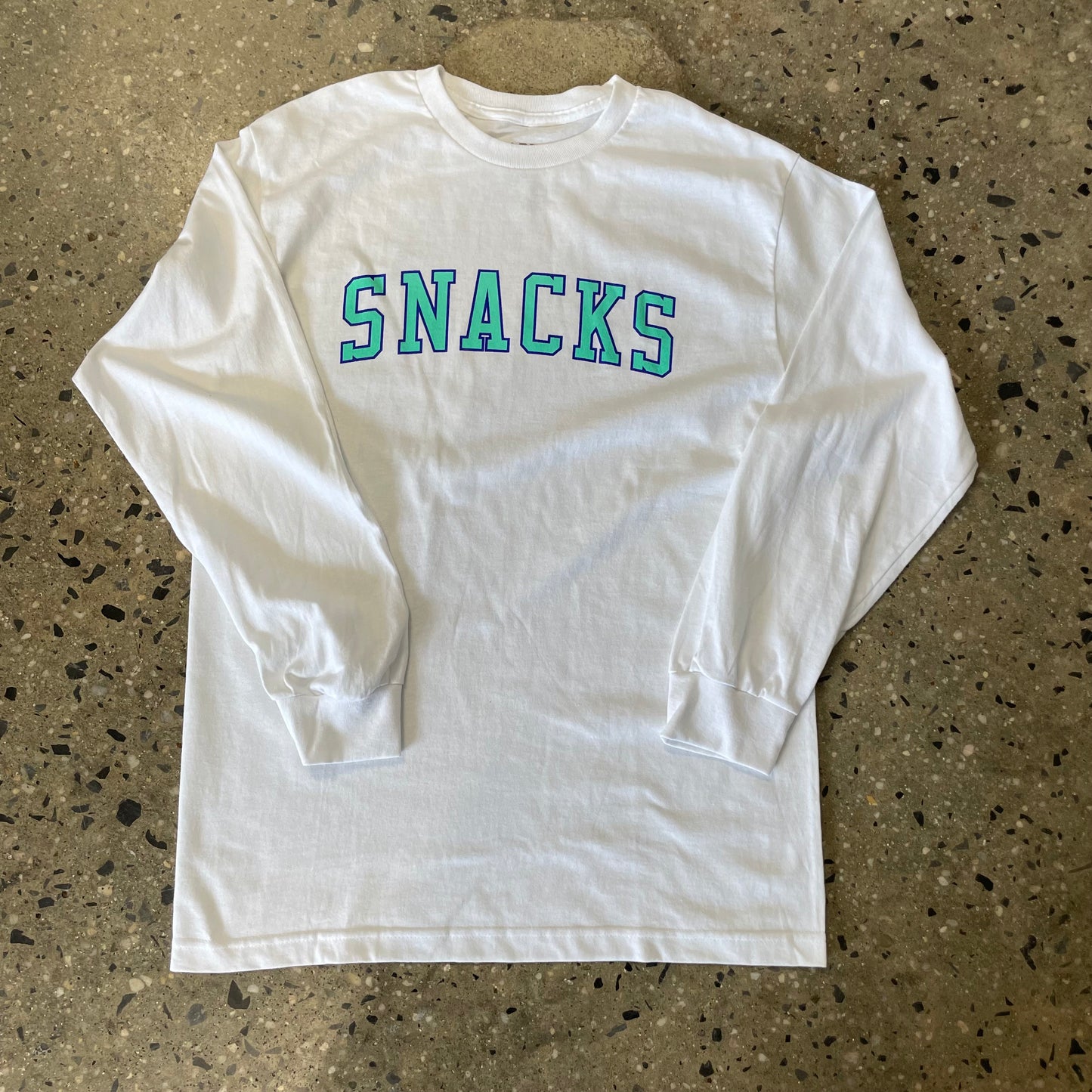 Quartersnacks Varsity Arch Longsleeve T-Shirt - White