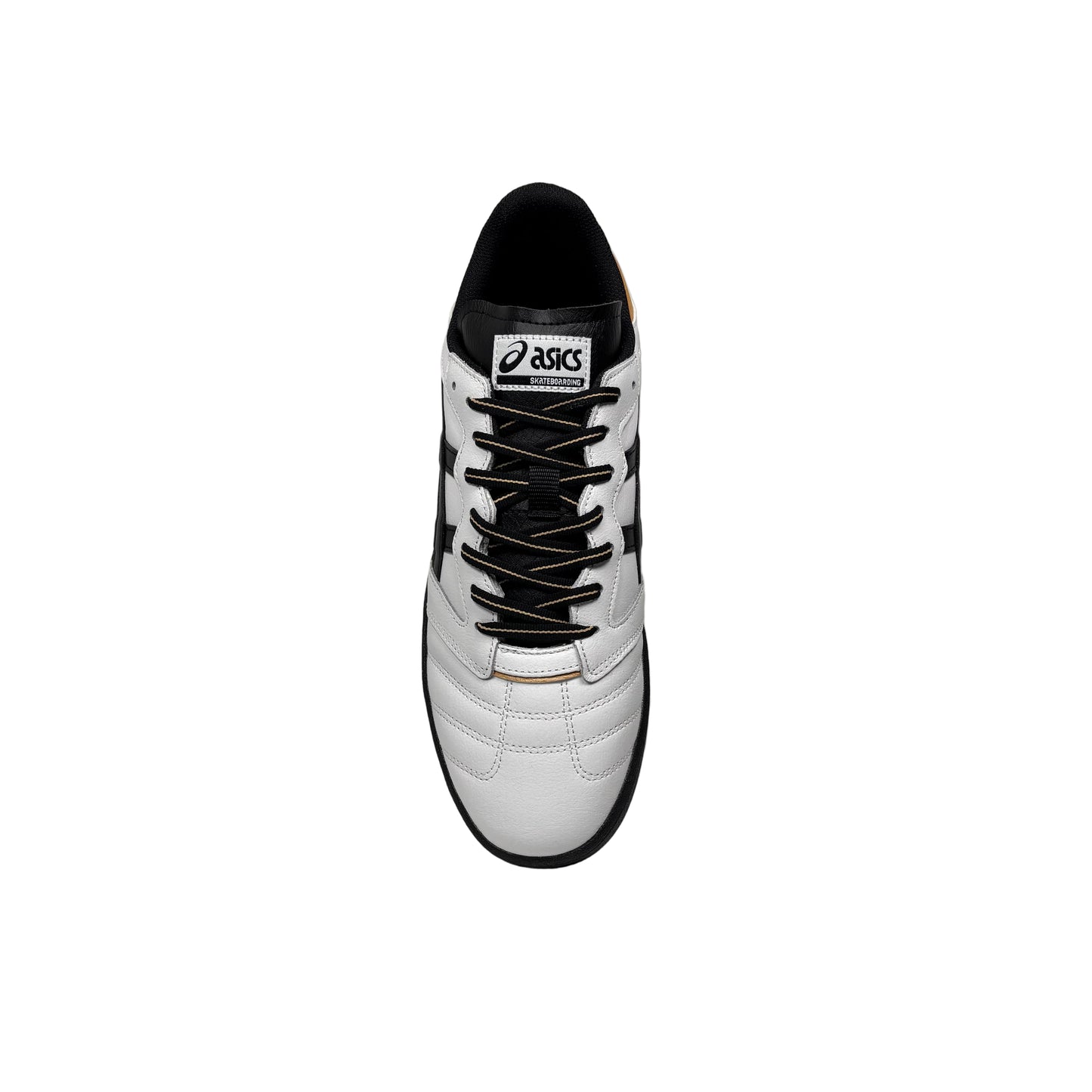 White and black sneaker on a white background