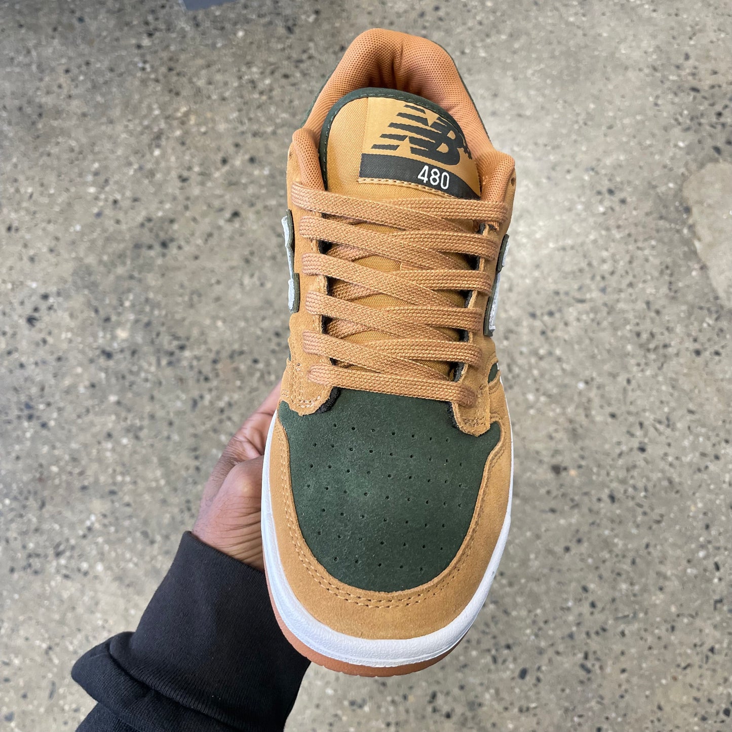 New Balance NB 480 - Tan/Green