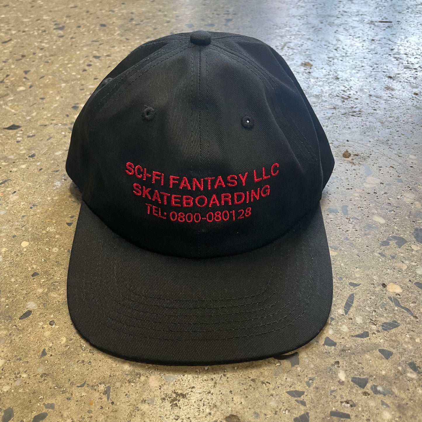 Sci-Fi Fantasy Business Post Hat - Black