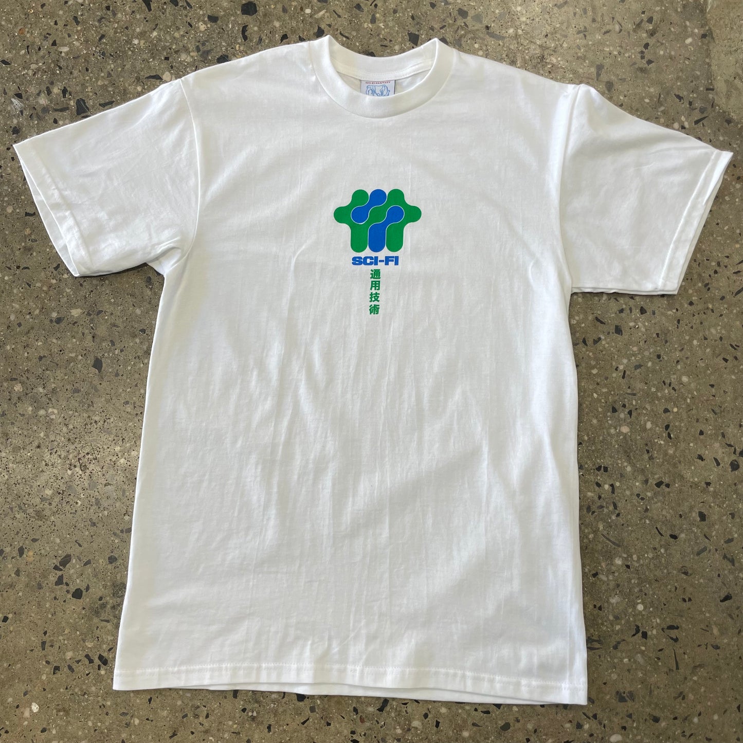 Sci-Fi Fantasy Business Model T-Shirt - White