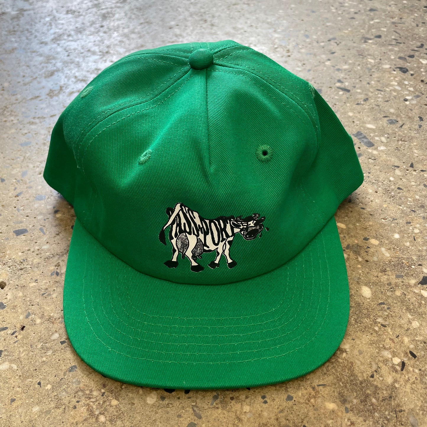 Pass~Port Crying Cow 5-Panel Cap - Kelly Green