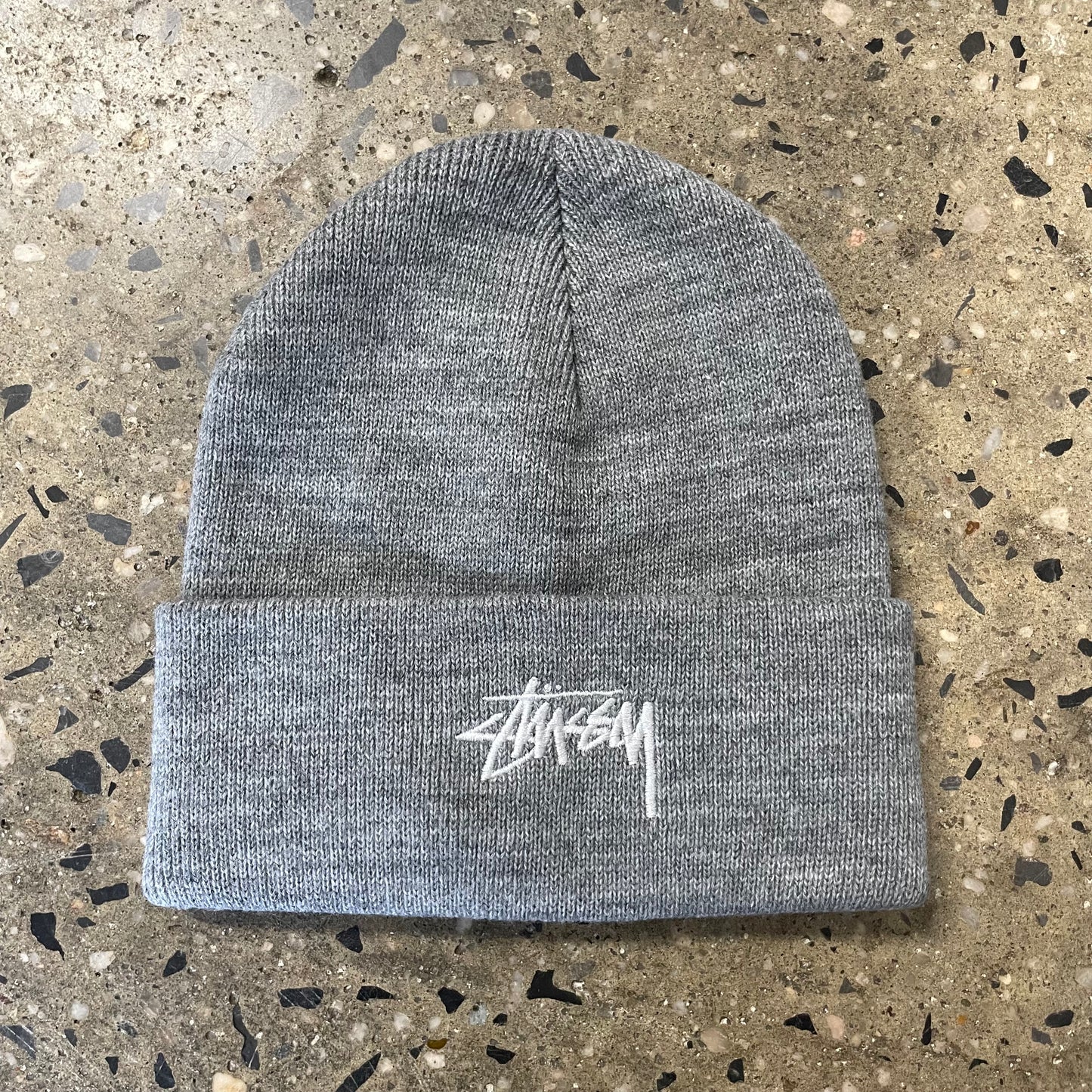 Stussy Stock Cuff Beanie - Grey