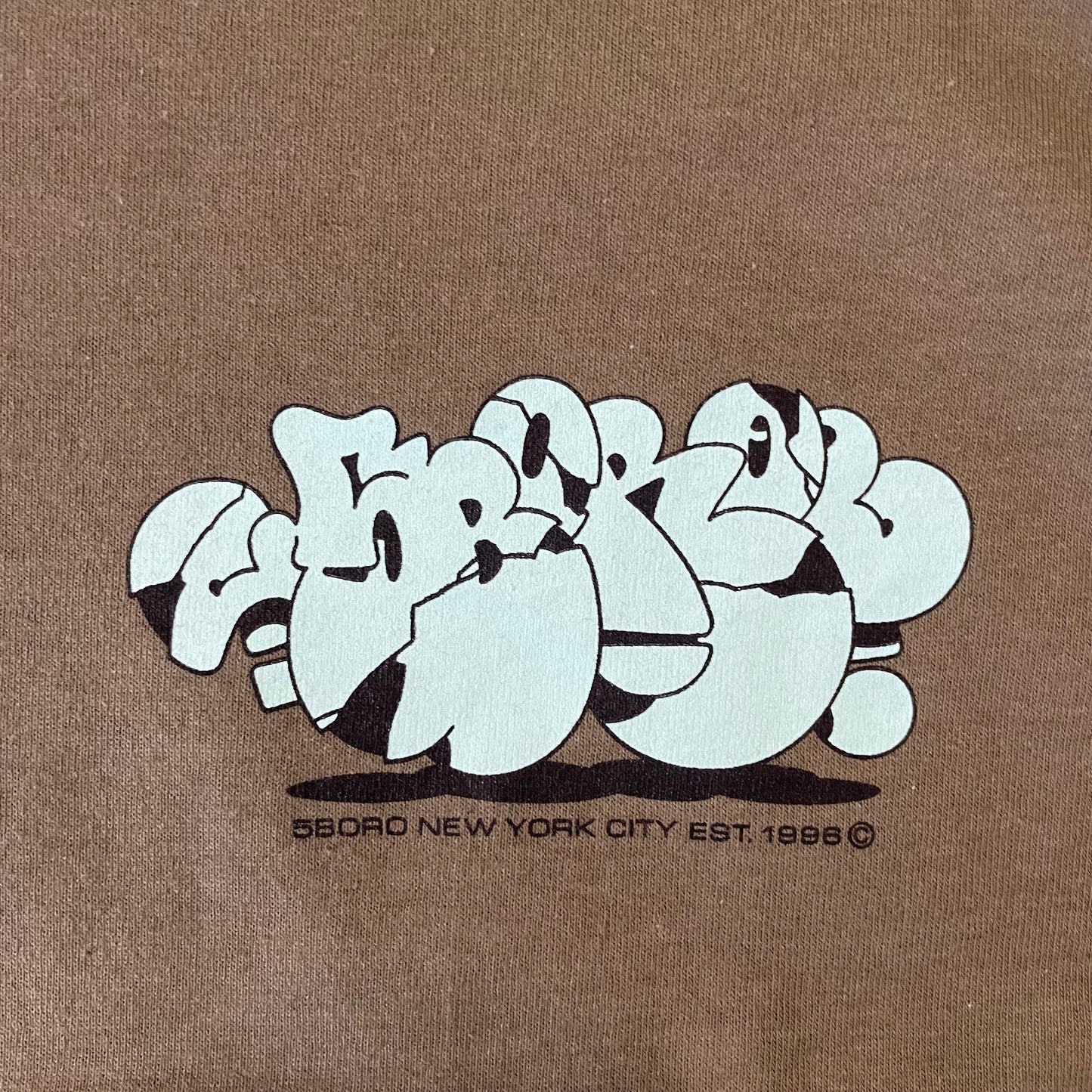 5Boro 5B Crackle T-Shirt - Olive/Mint