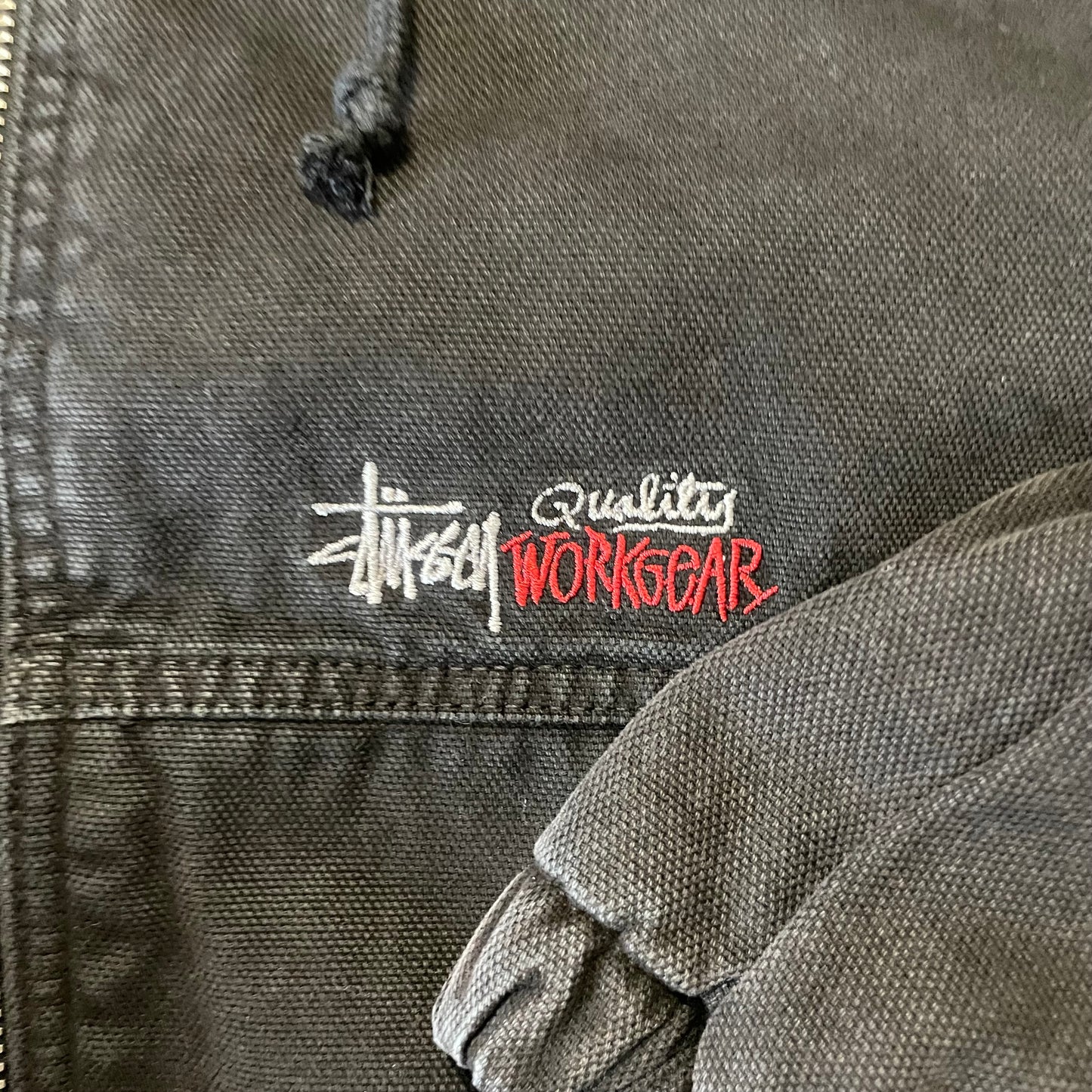 Stussy Insulated Canvas Work Jacket - Black