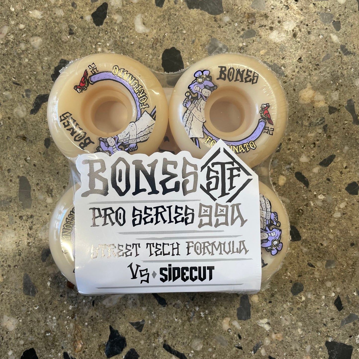 Bones Fortunato Pimpin V5 Sidecut STF Wheels - 99A