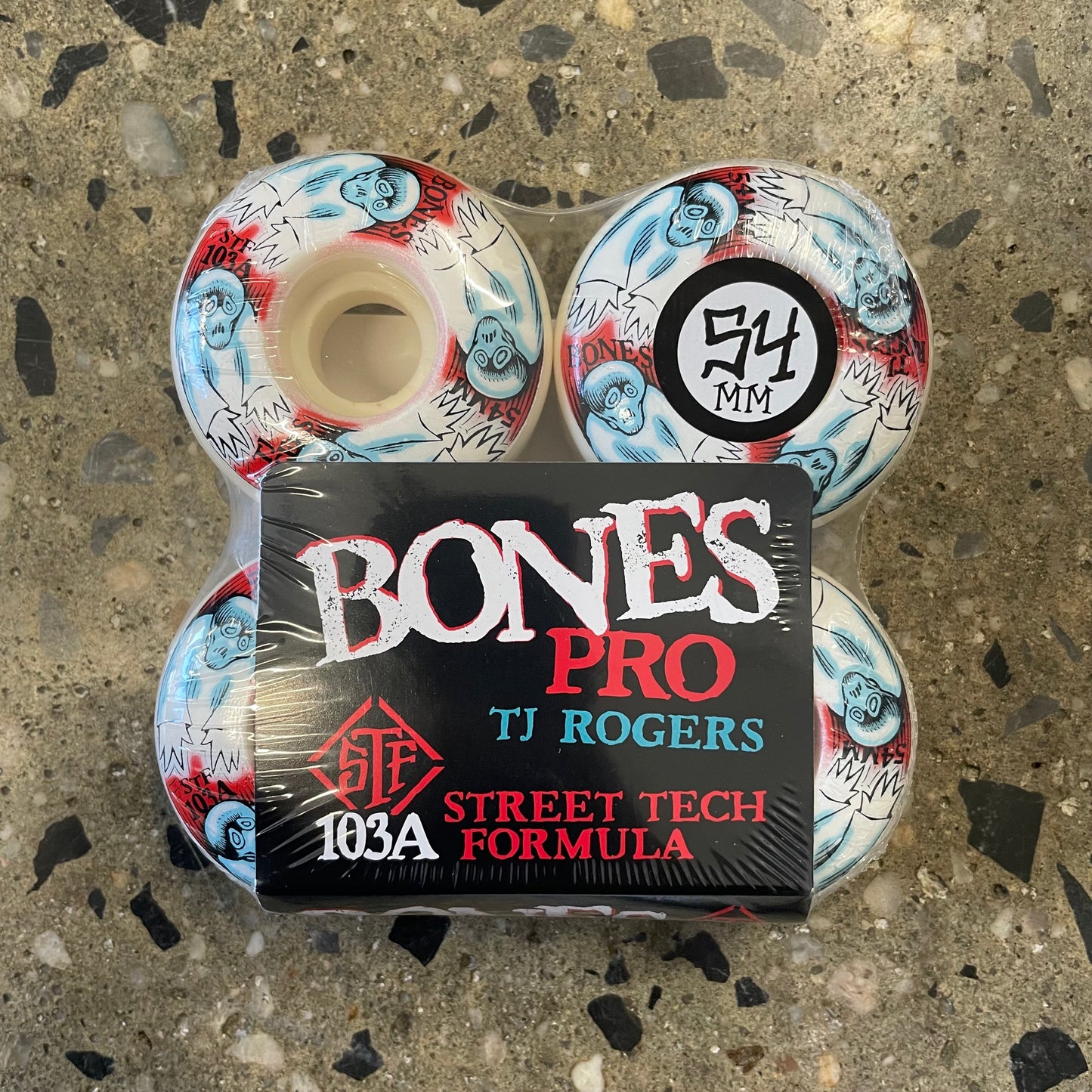 Bones TJ Rogers Whirling Specters V3 Slim STF Wheels - 103A