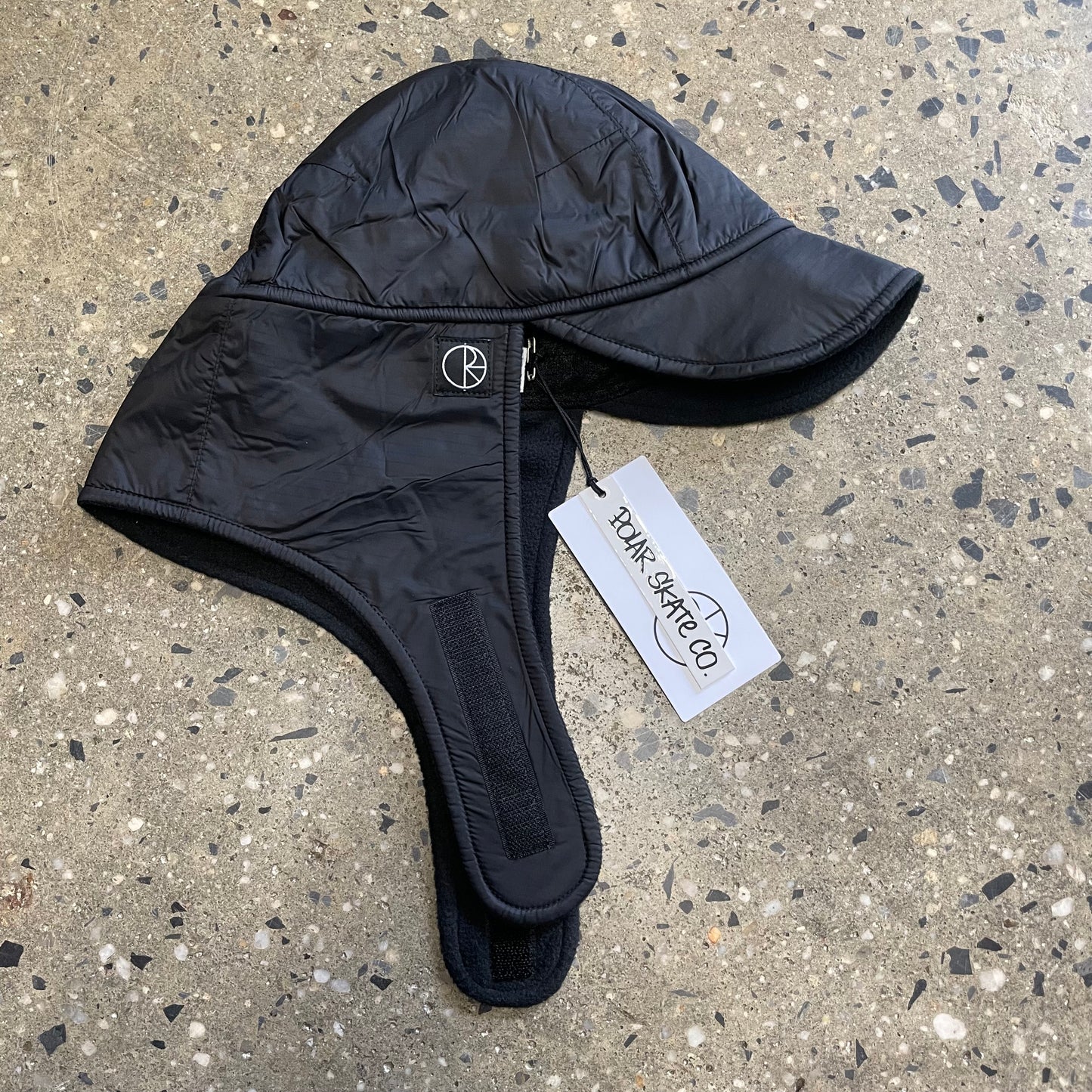 Polar Skate Co. Luke Flap Cap - Black