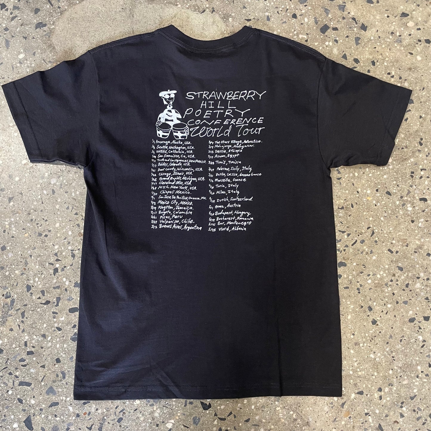 Strawberry Hill Philosophy Club Poetry Slam T-Shirt - Black