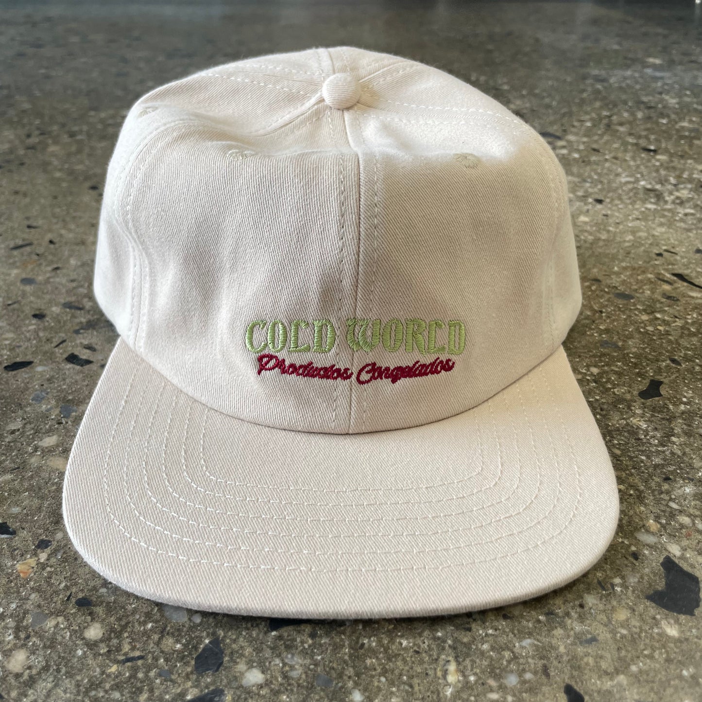 Cold World Frozen Goods Productos Conegelados 6-Panel - Khaki