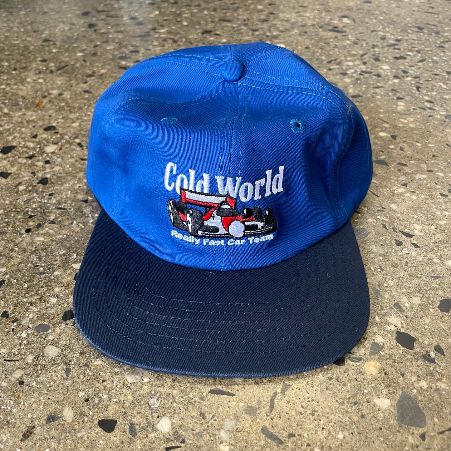 Cold World Frozen Goods Racing 2-Tone 6-Panel - Blue/Navy