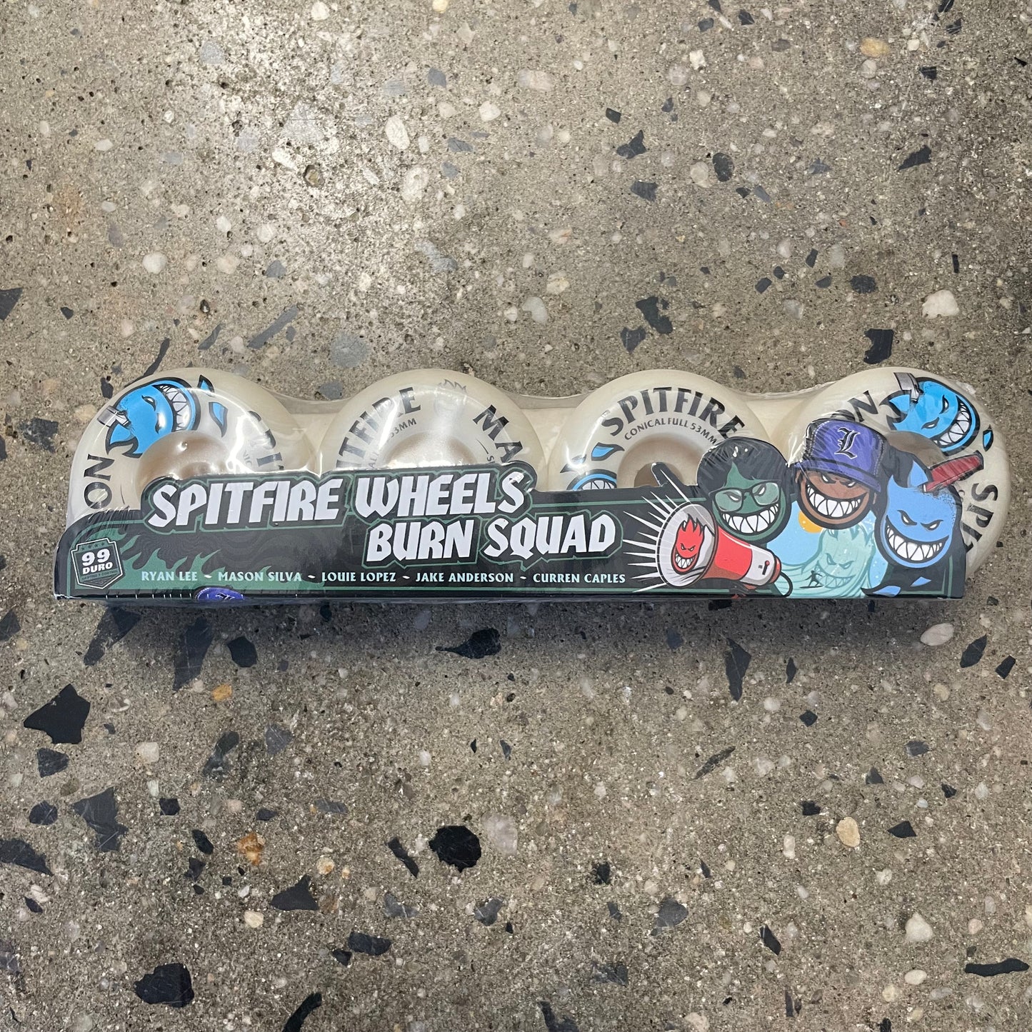 Spitfire Mason Silva Burn Squad Conical Full Wheels - 99D
