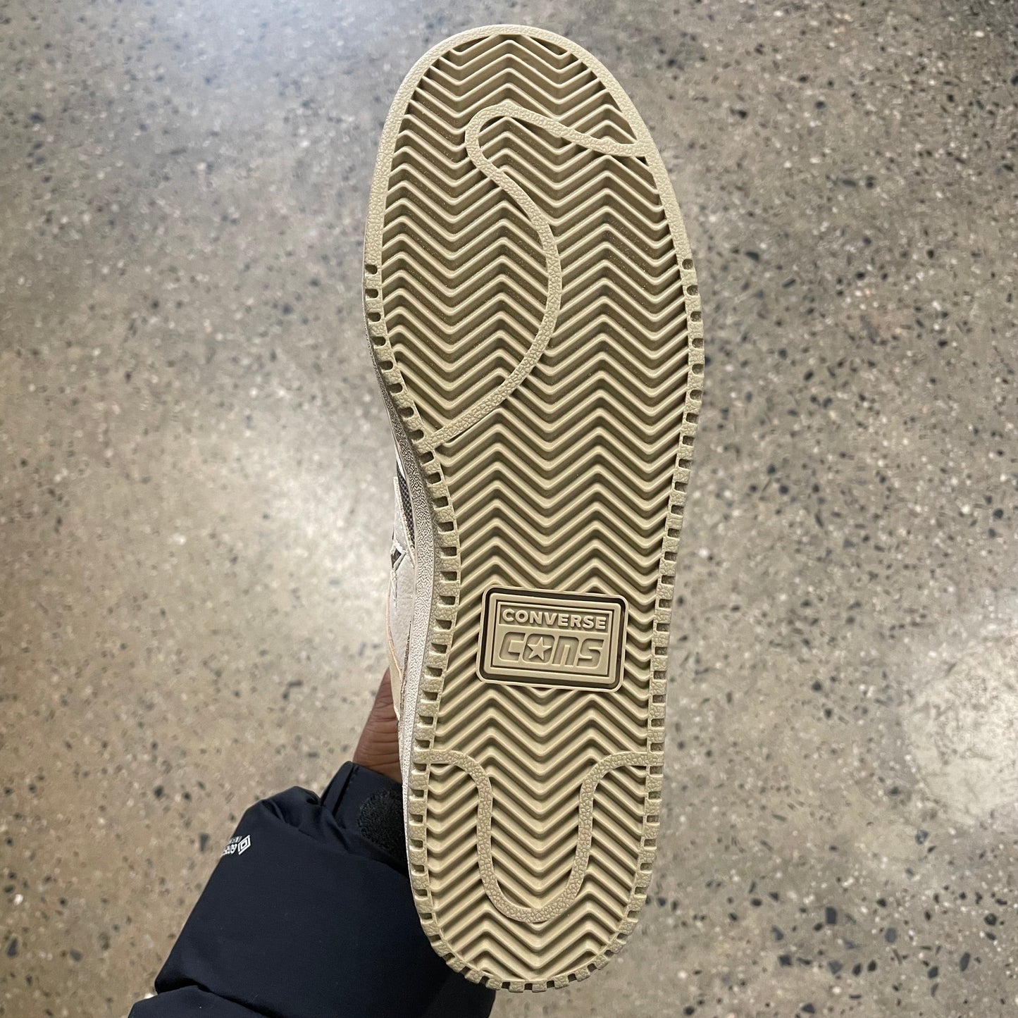 cream sole, bottom of sneaker