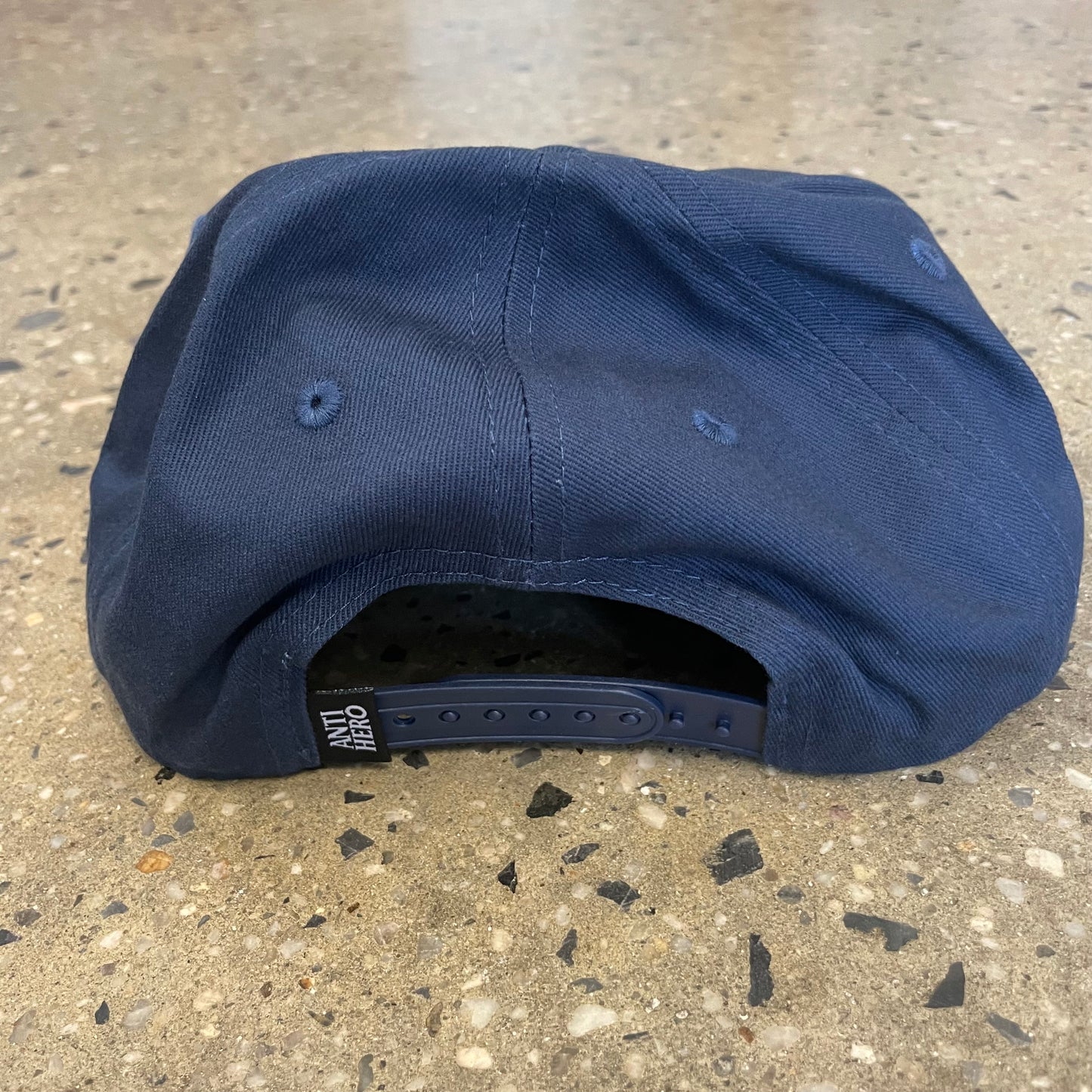 Antihero Pigeon Round Snapback Hat - Navy