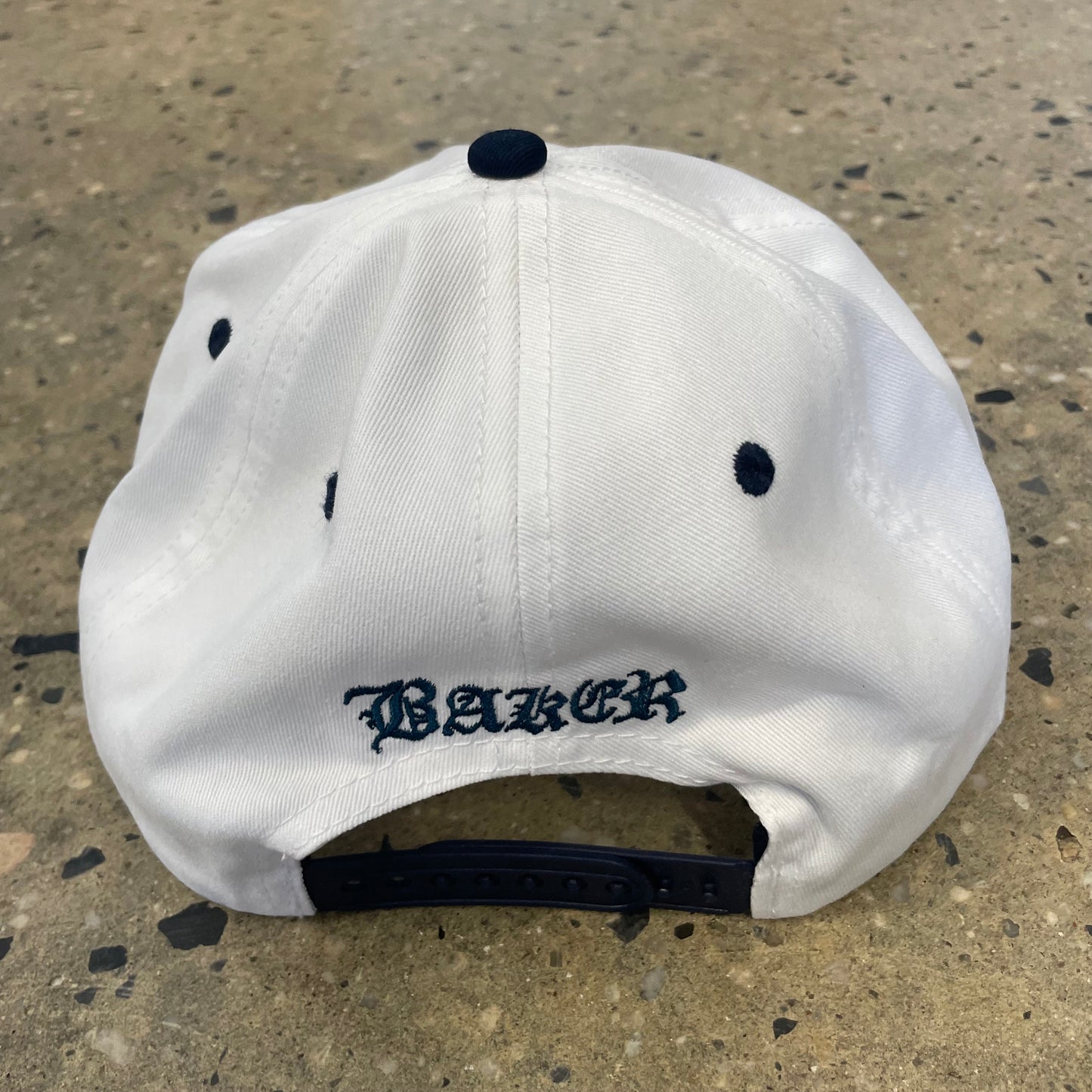 Baker Big B Snapback - White/Navy