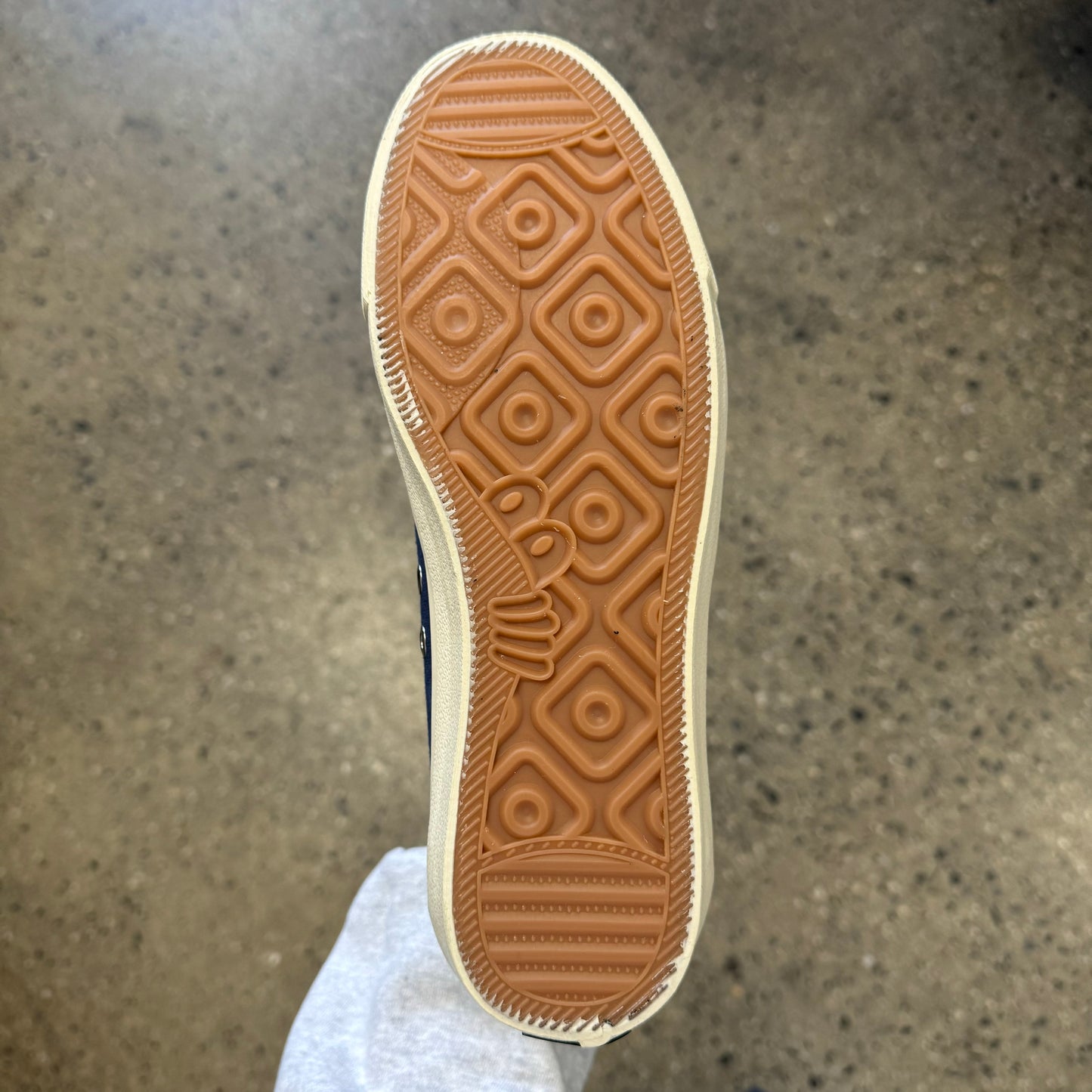 gum sole, bottom of sneaker