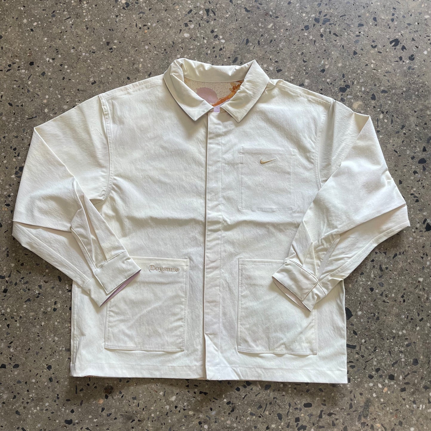 Nike SB x Doyenne Reversible Skate Jacket - Coconut Milk/Sesame