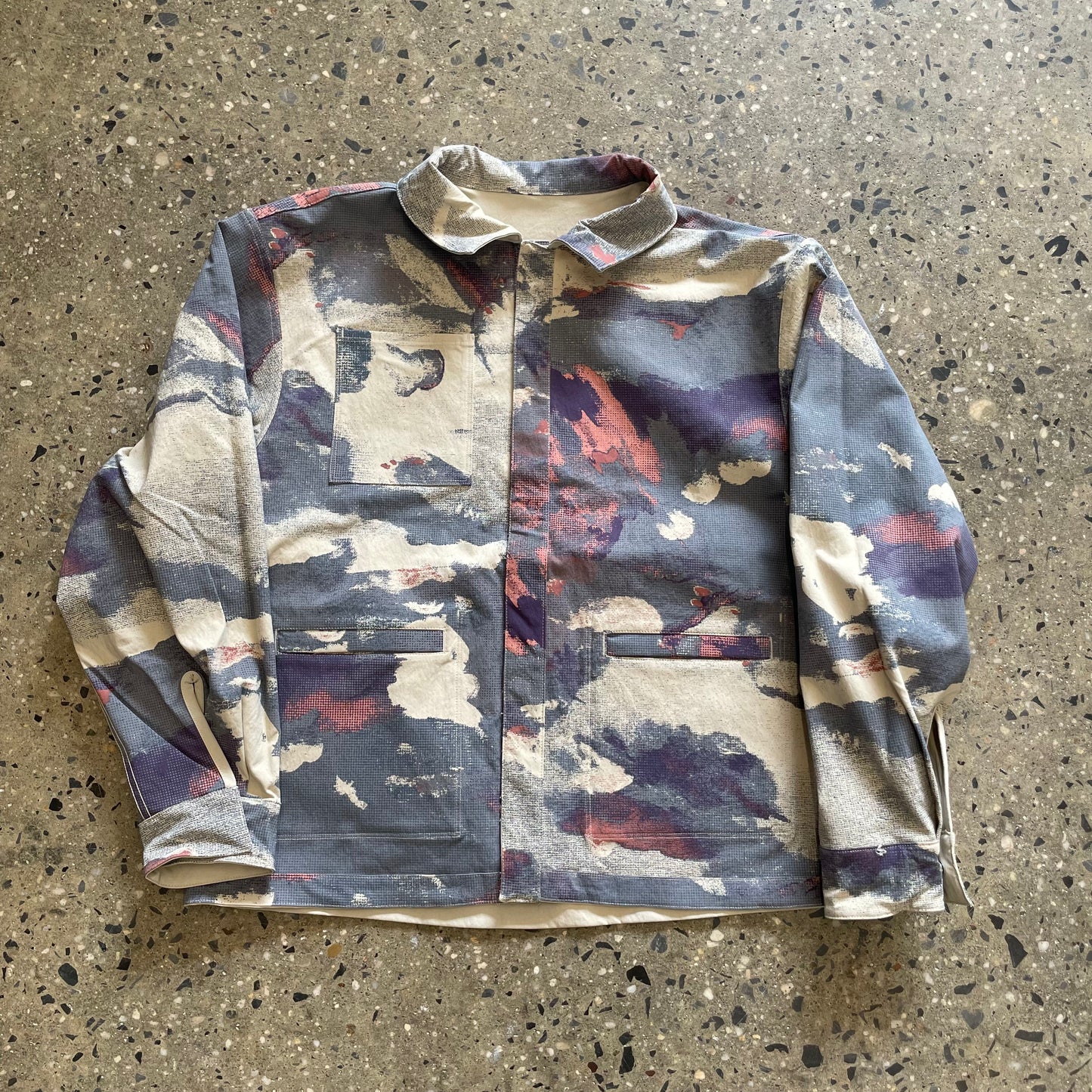 Nike SB x Doyenne Reversible Skate Jacket - Limestone/White