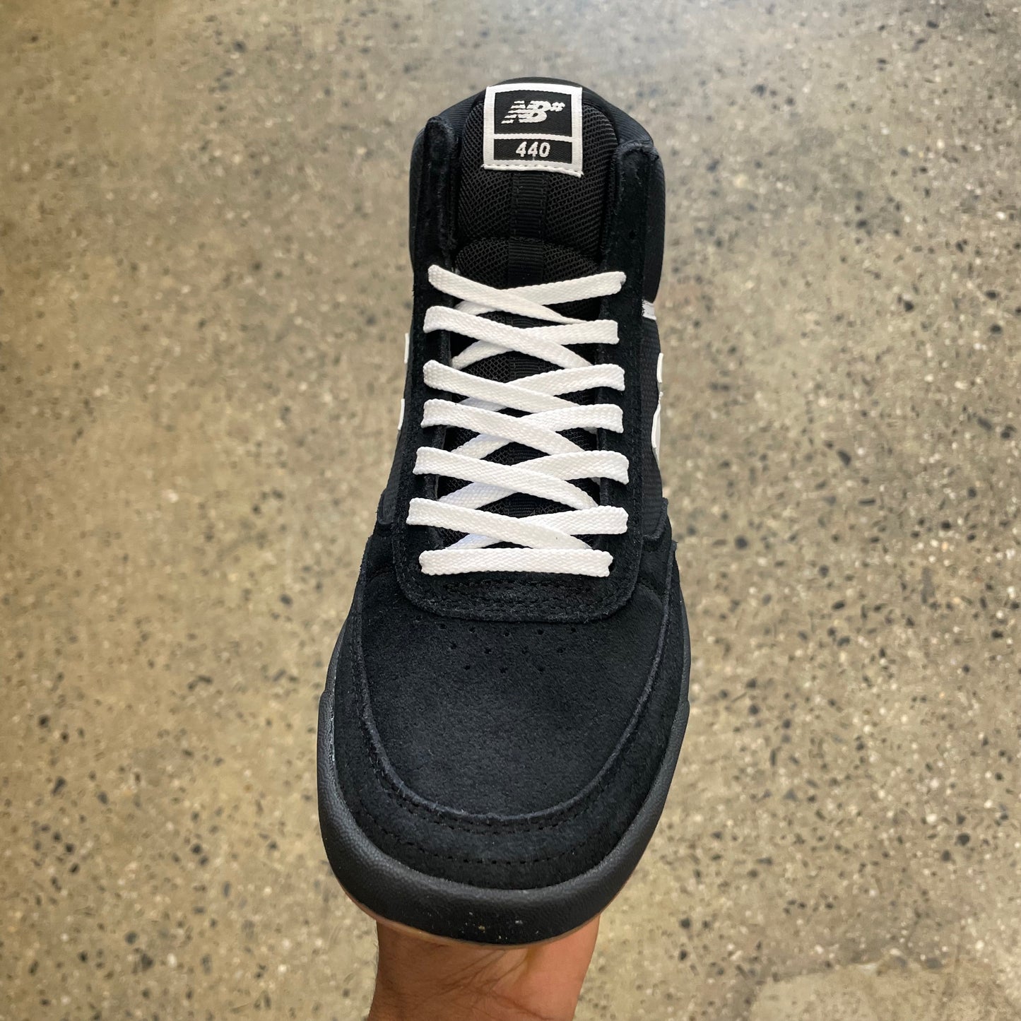 New Balance 440 High Black/White/Light Gum