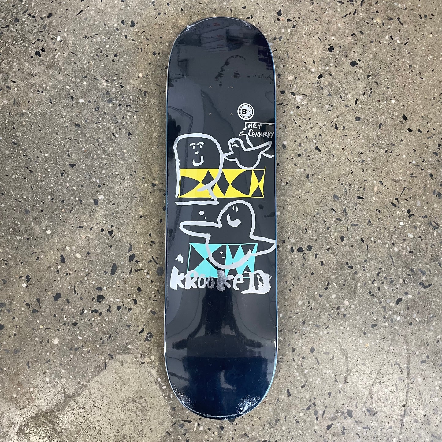 Krooked Eddie Cernicky Hey Skateboard Deck