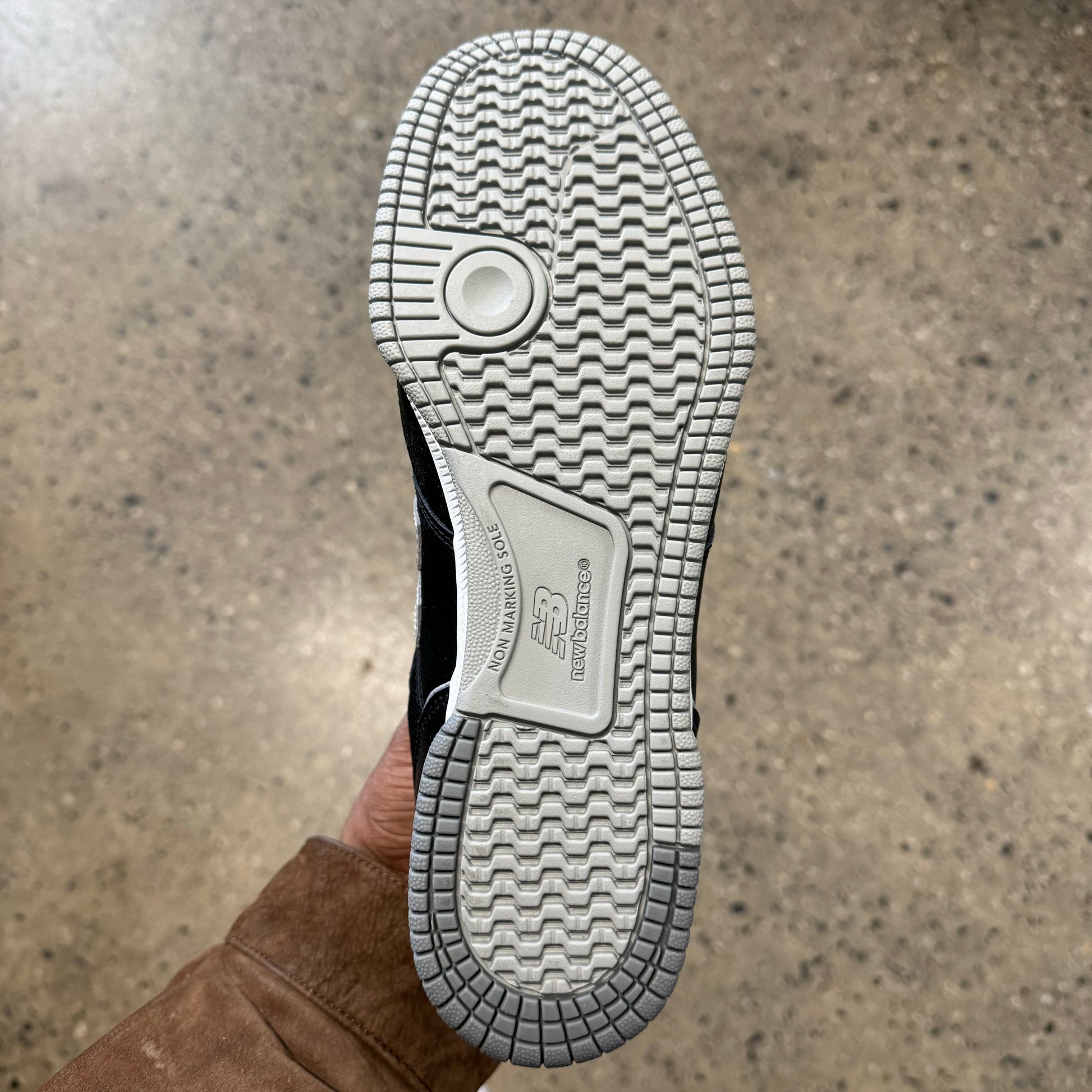 white and grey sole, bottom of sneaker