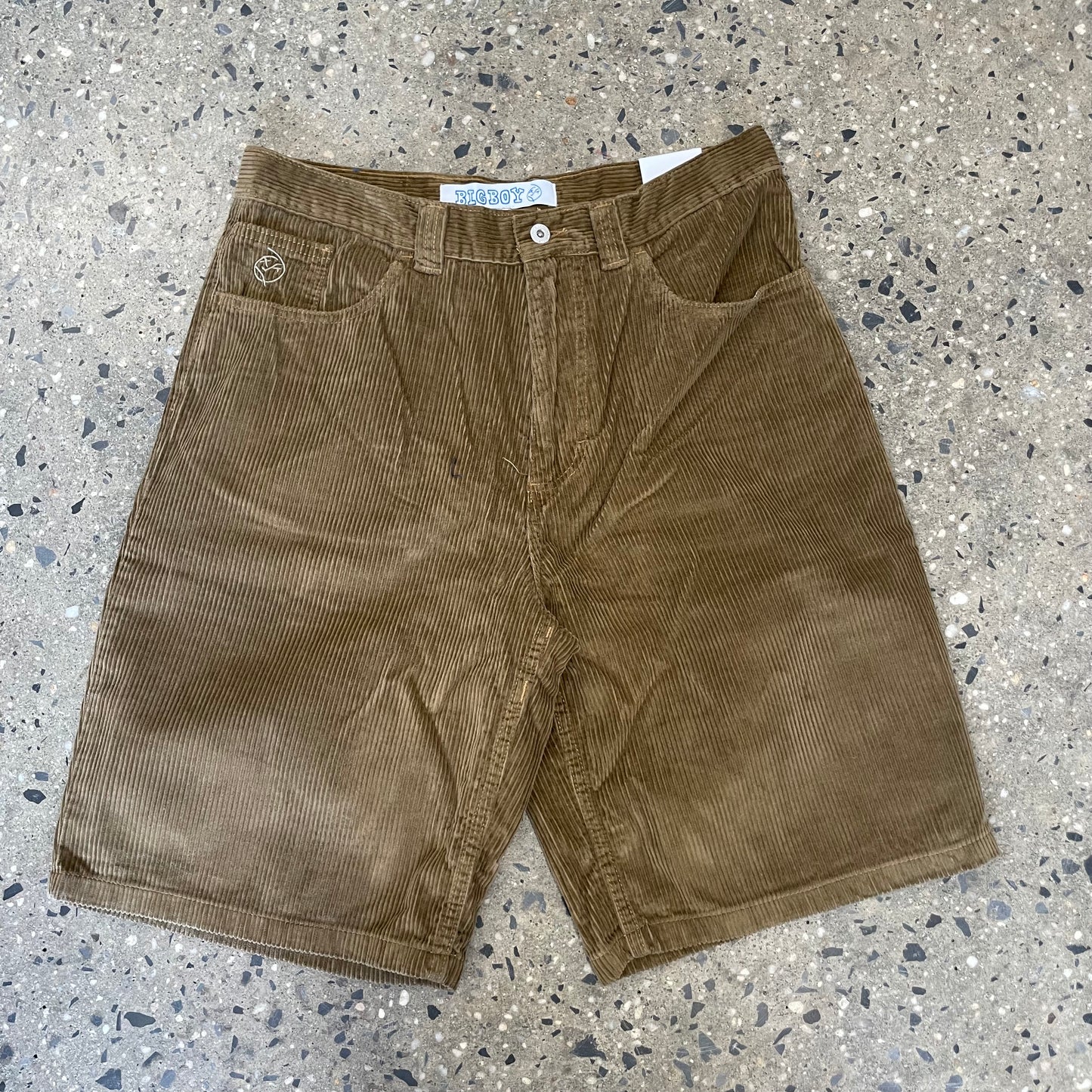 Polar Skate Co. Cord Big Boy Shorts - Brass