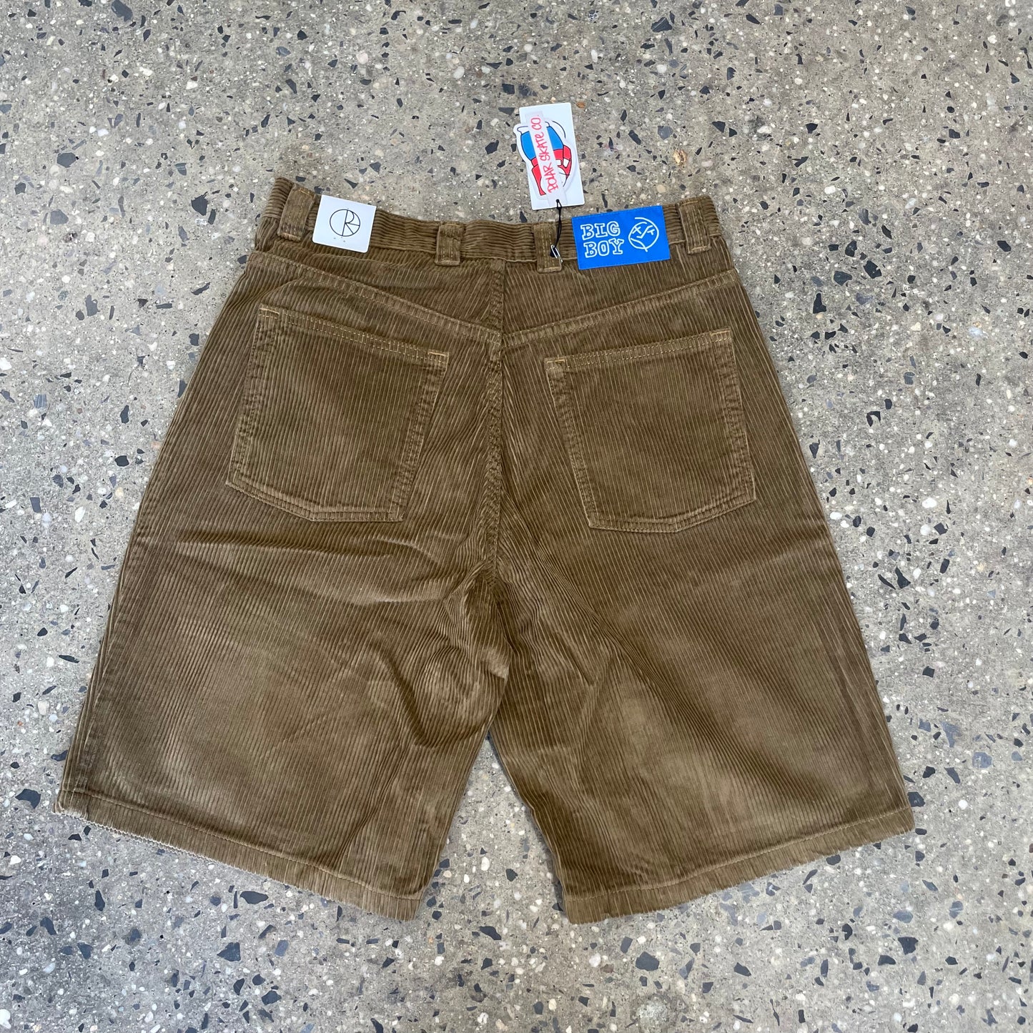 Polar Skate Co. Cord Big Boy Shorts - Brass