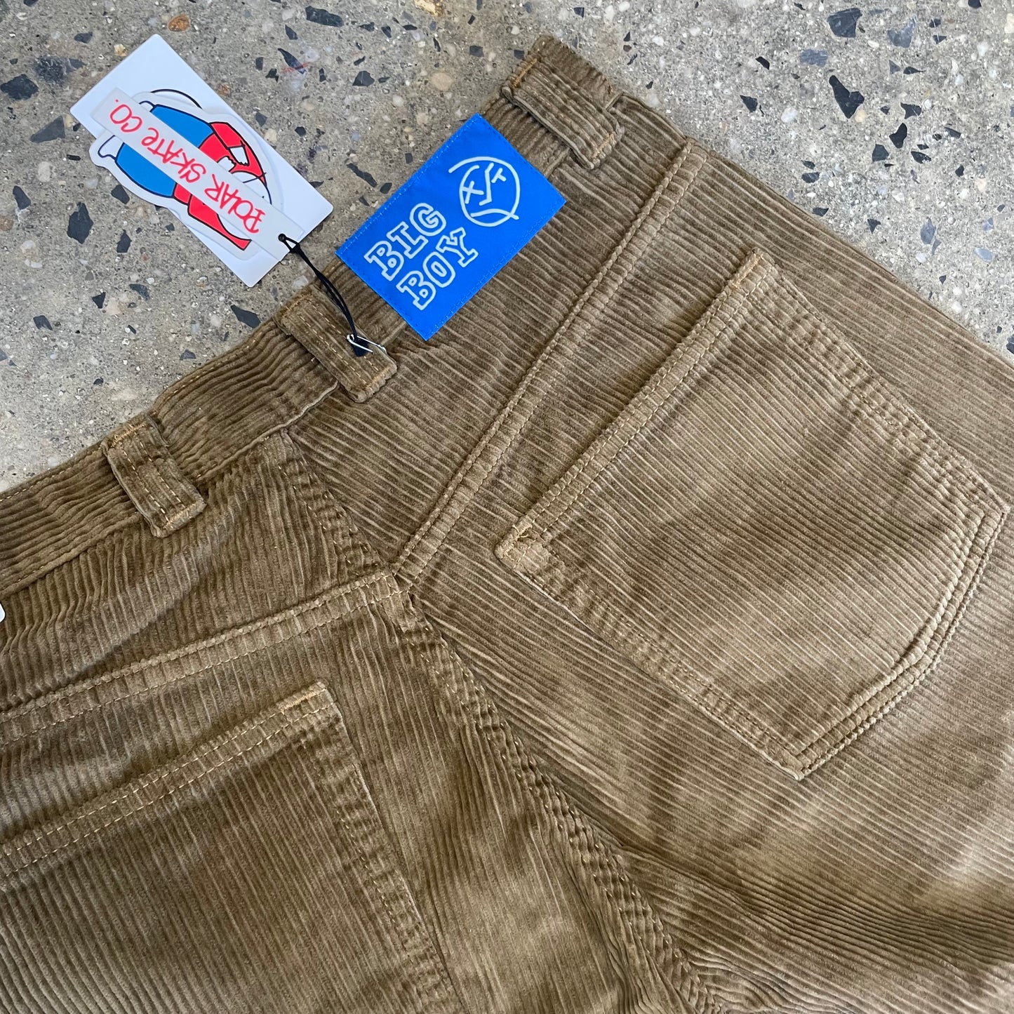Polar Skate Co. Cord Big Boy Shorts - Brass