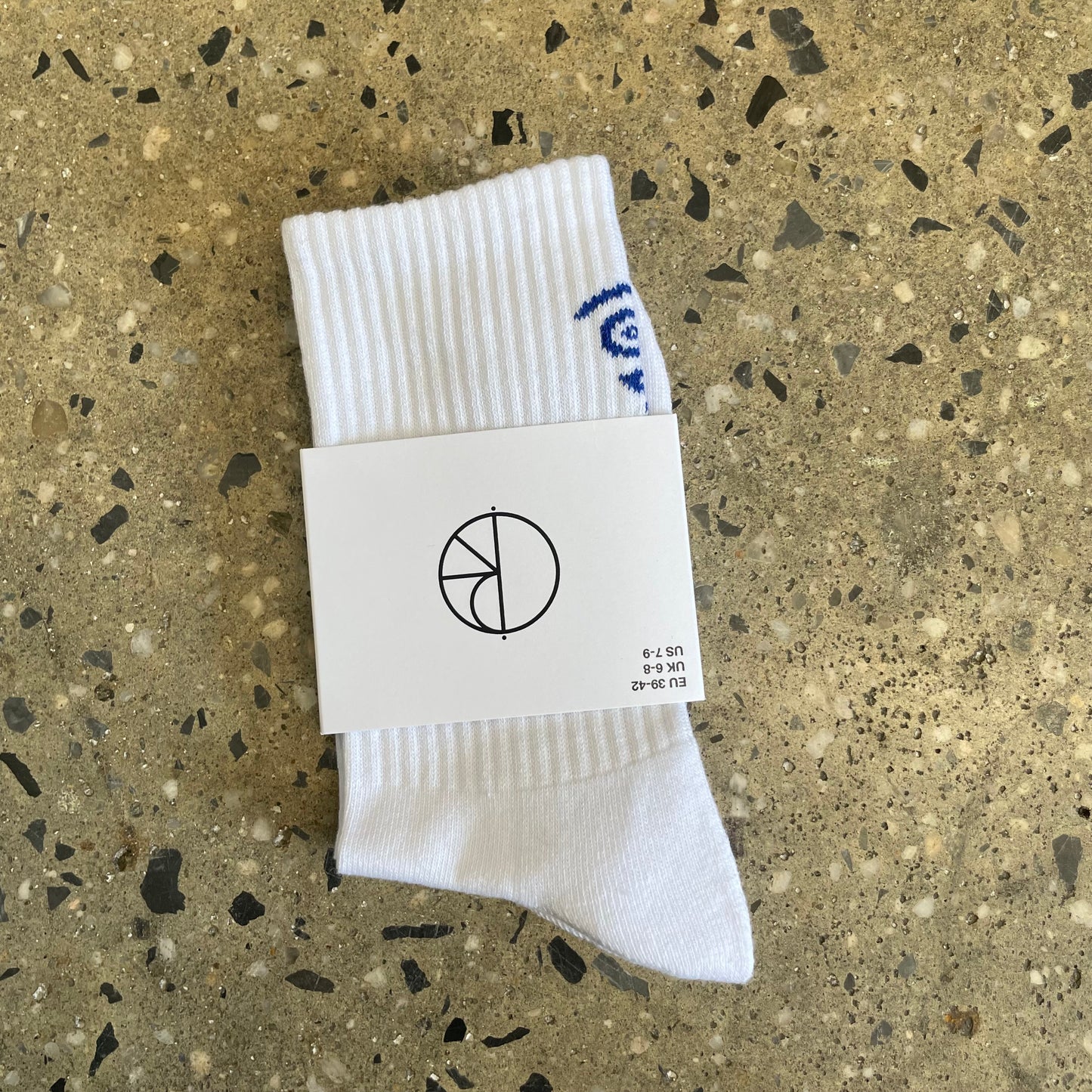 Polar Skate Co. Face Socks - White